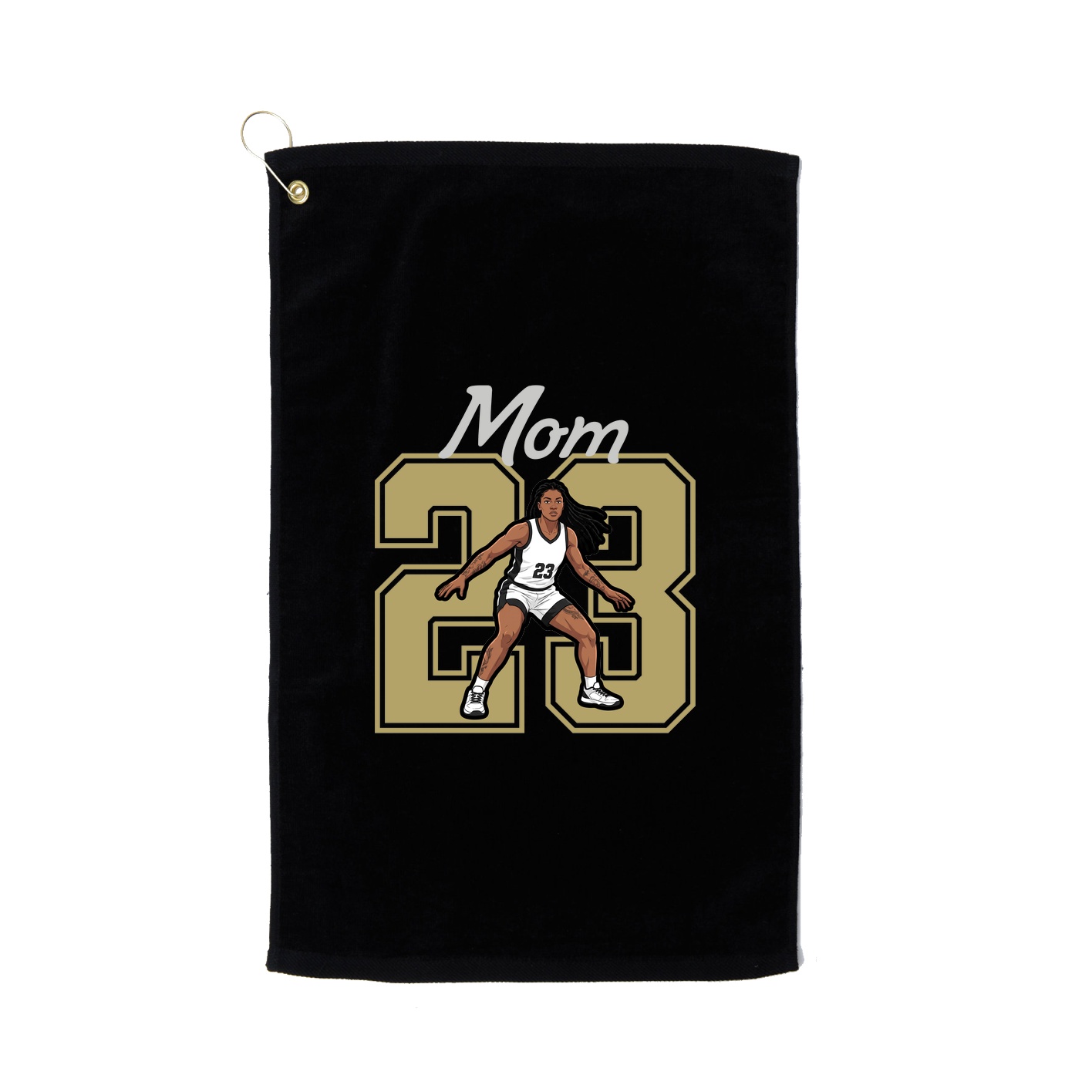 Golf Towel — Mothers Day Shirsey in Black