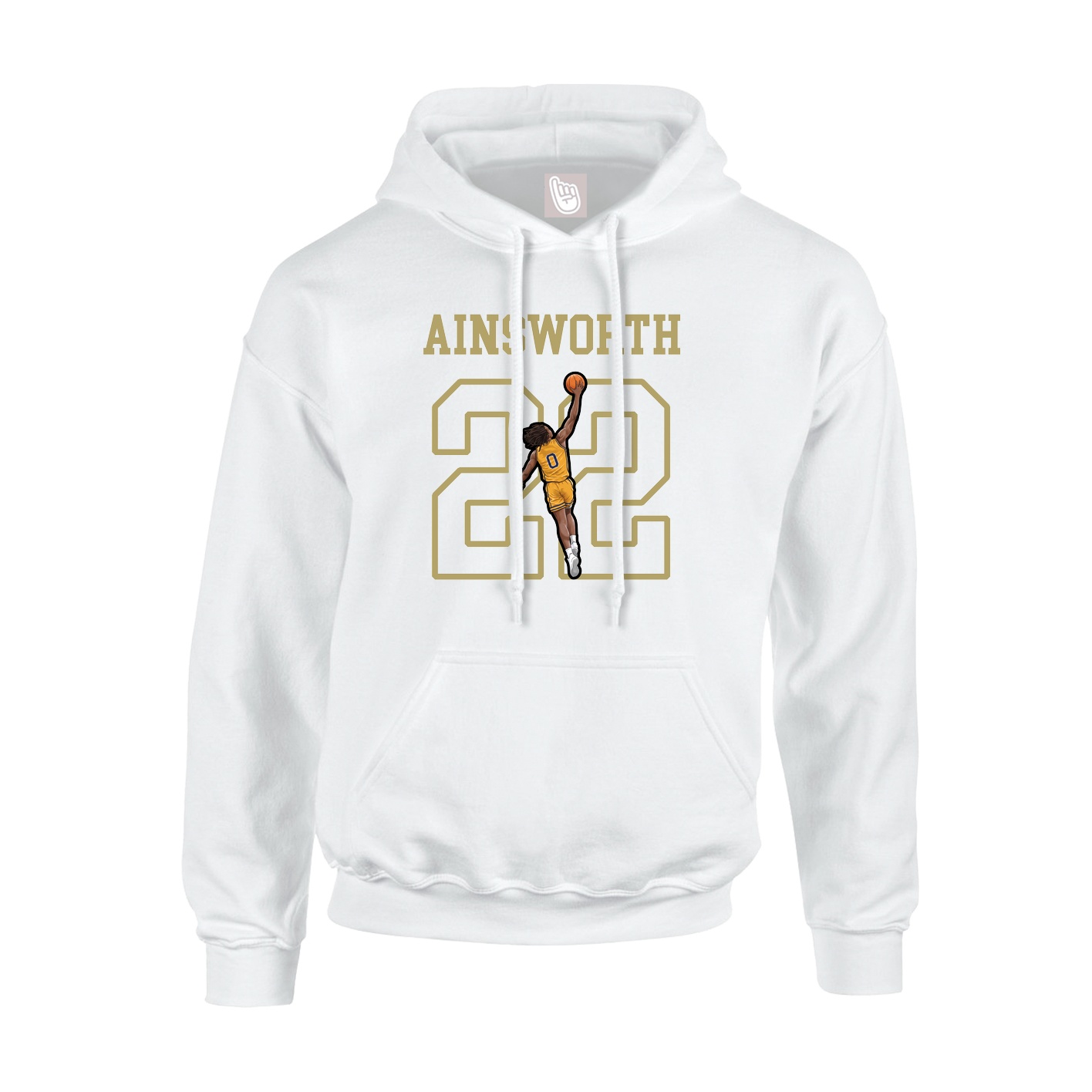 Hoodie — Shirsey in White
