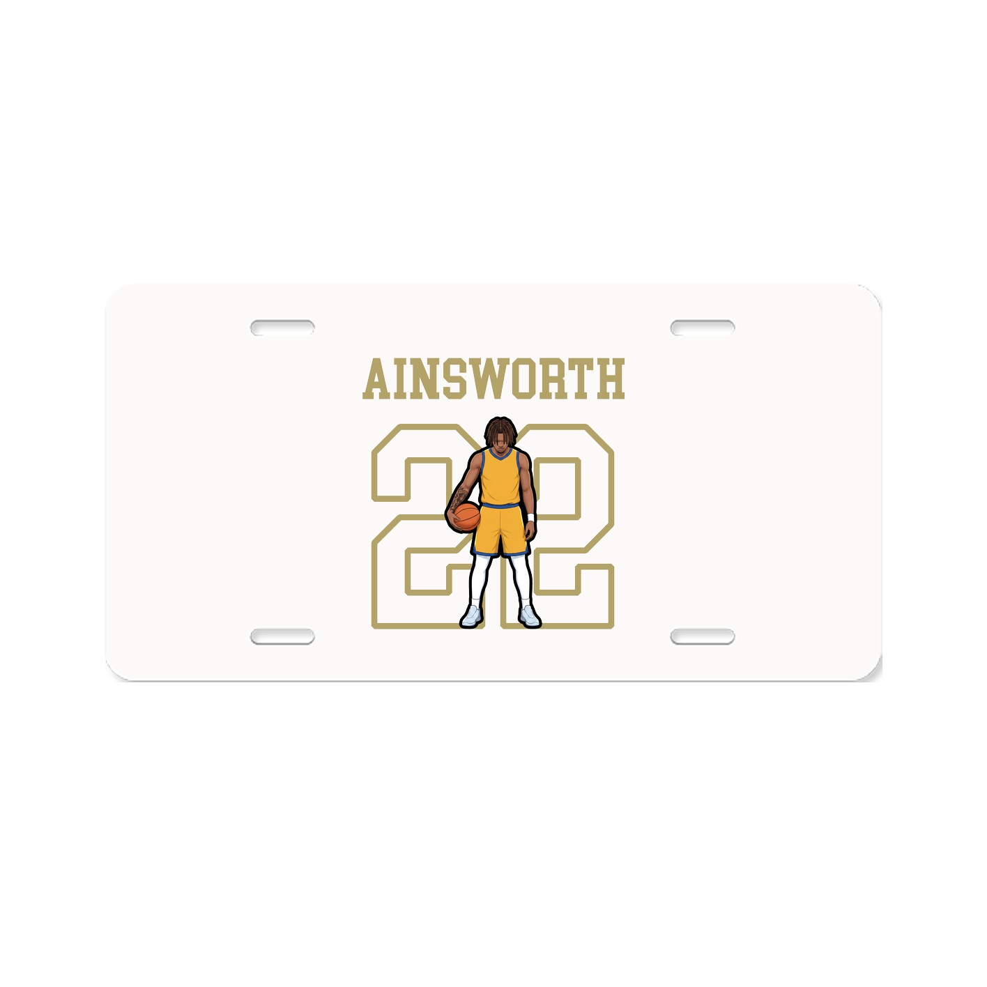 License Plate — Shirsey in Classic