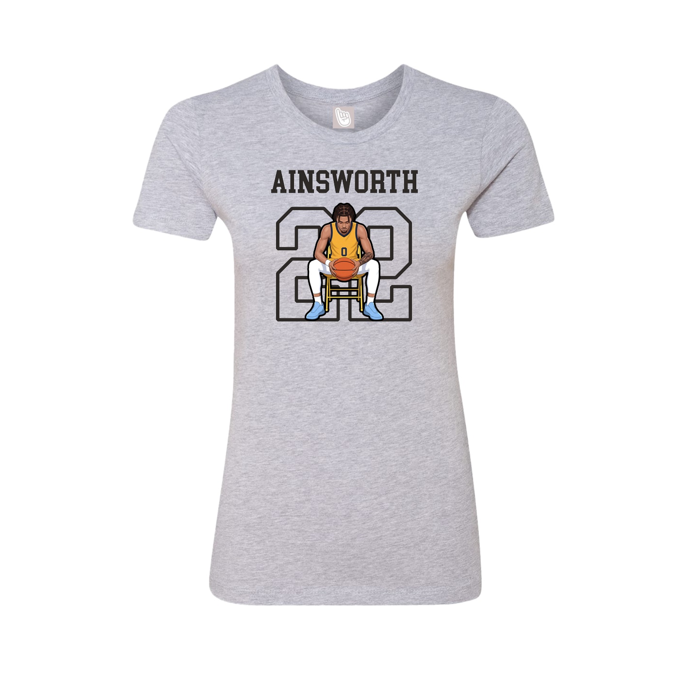 Fitted Women's Tee — Shirsey in Grey