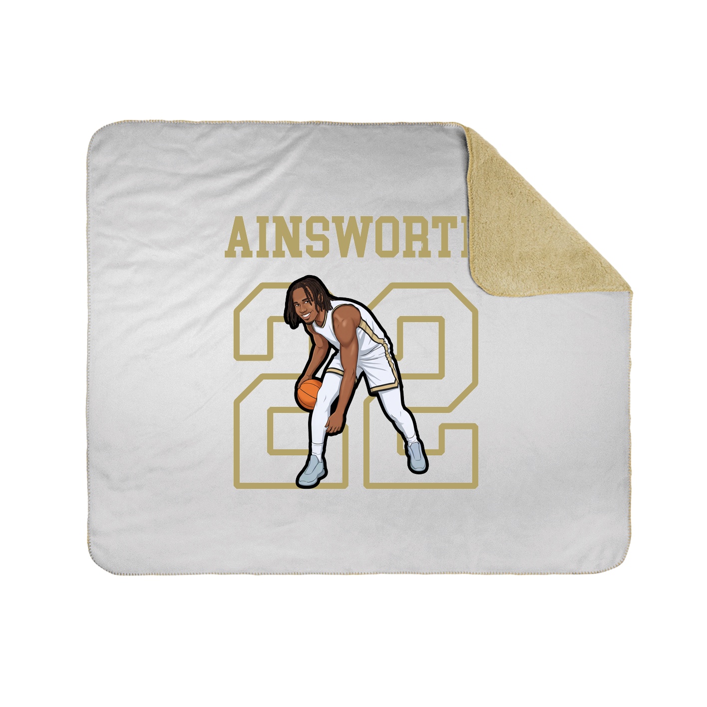 Throw Blanket — Shirsey in White