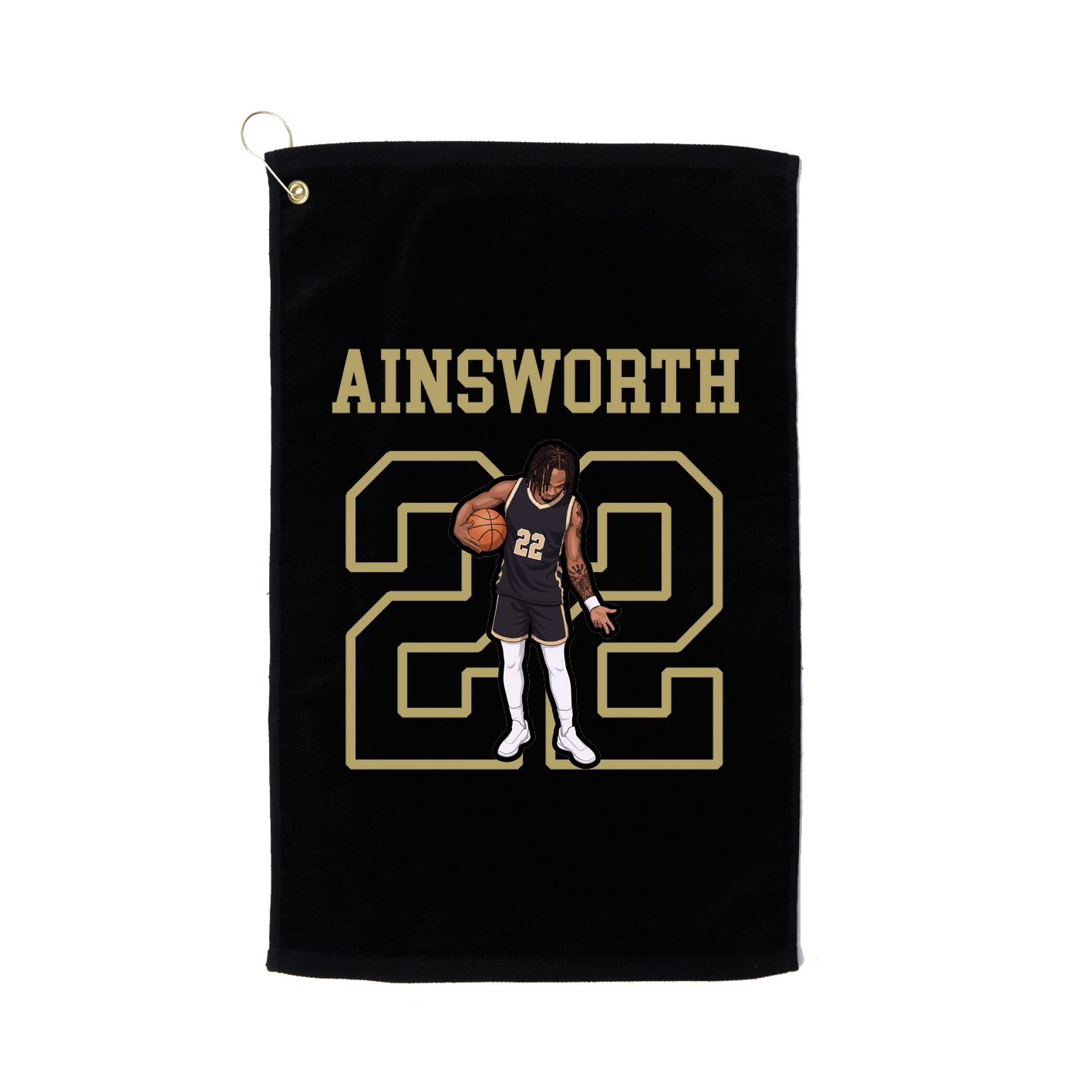 Golf Towel — Shirsey in Black
