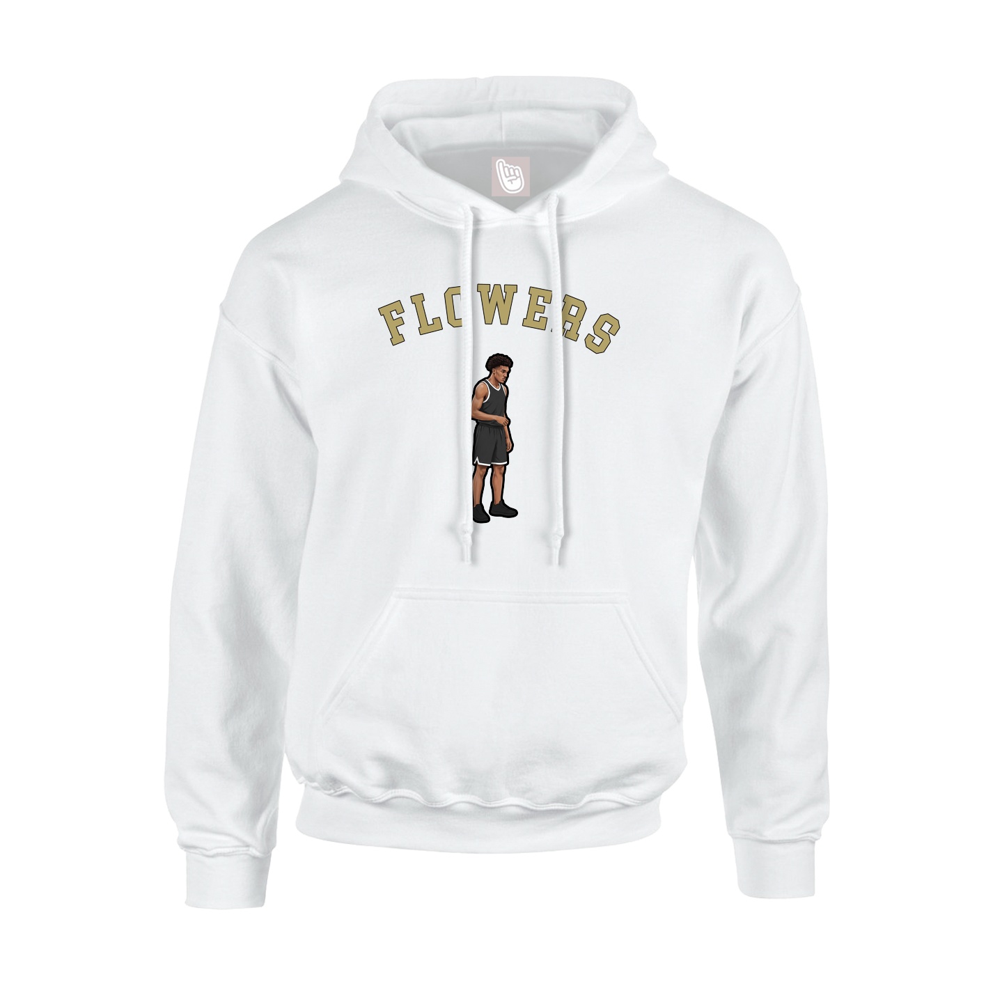 Youth Hoodie — Shirsey Arch in White