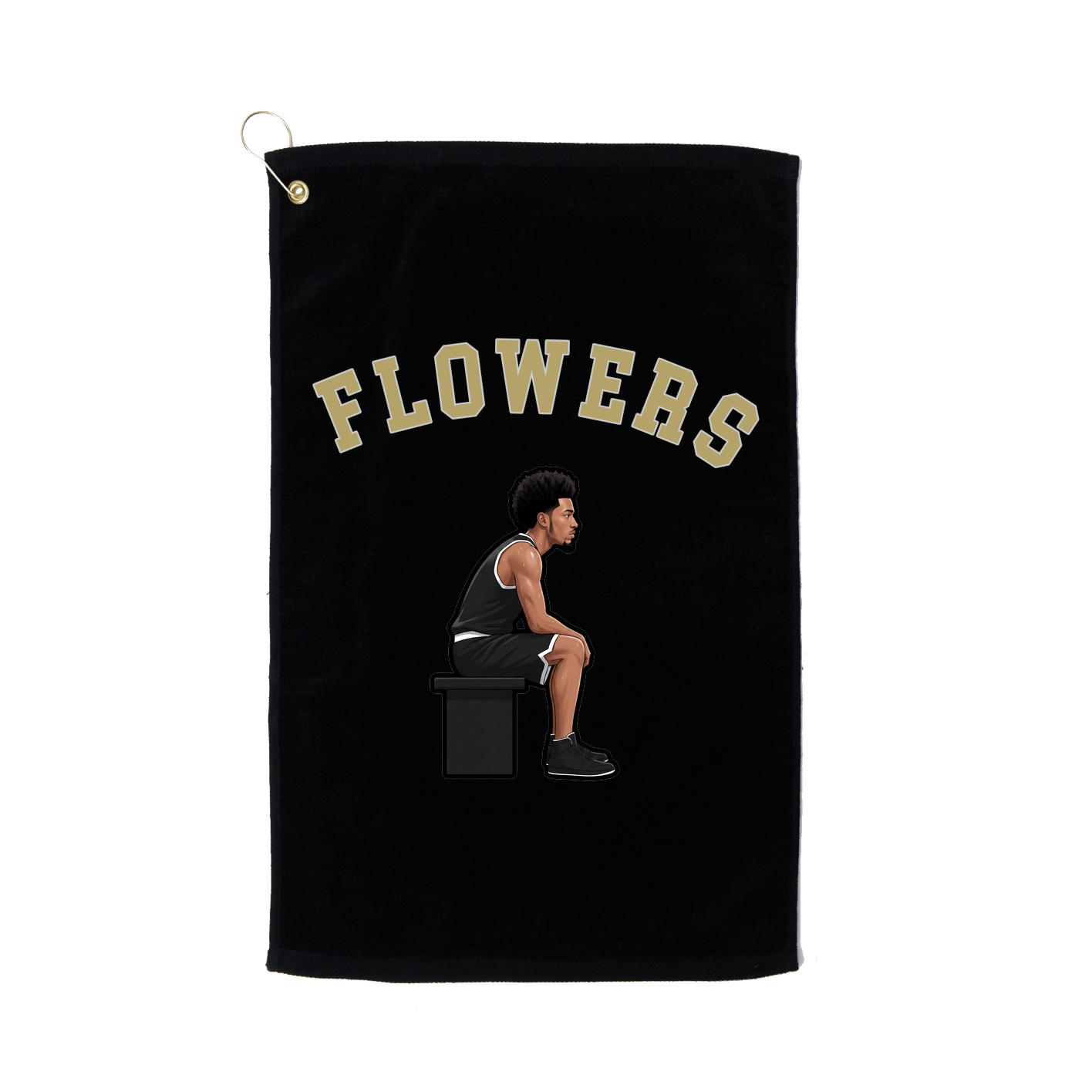 Golf Towel — Shirsey Arch in Black