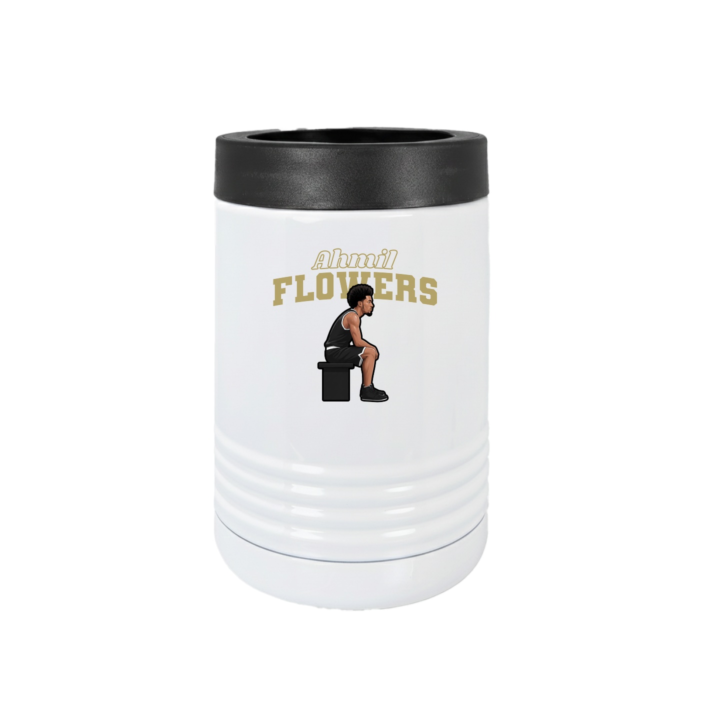 Beverage Holder — Name Arch in White