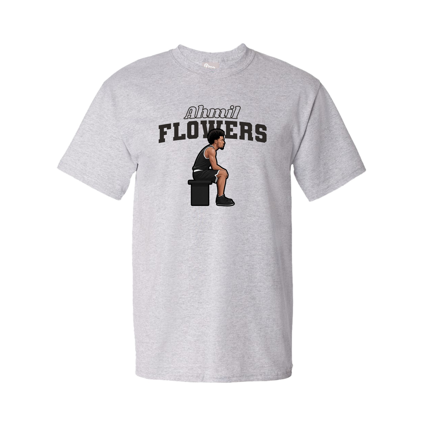 Tee — Name Arch in Grey