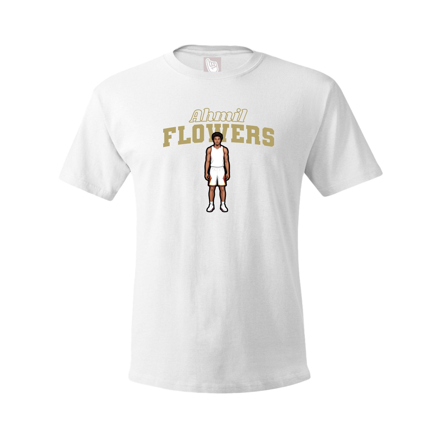 Tee — Name Arch in White