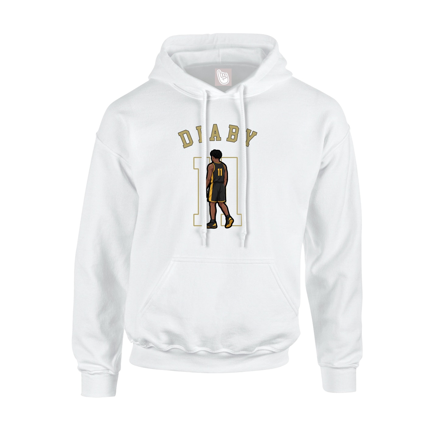 Youth Hoodie — Shirsey Arch in White