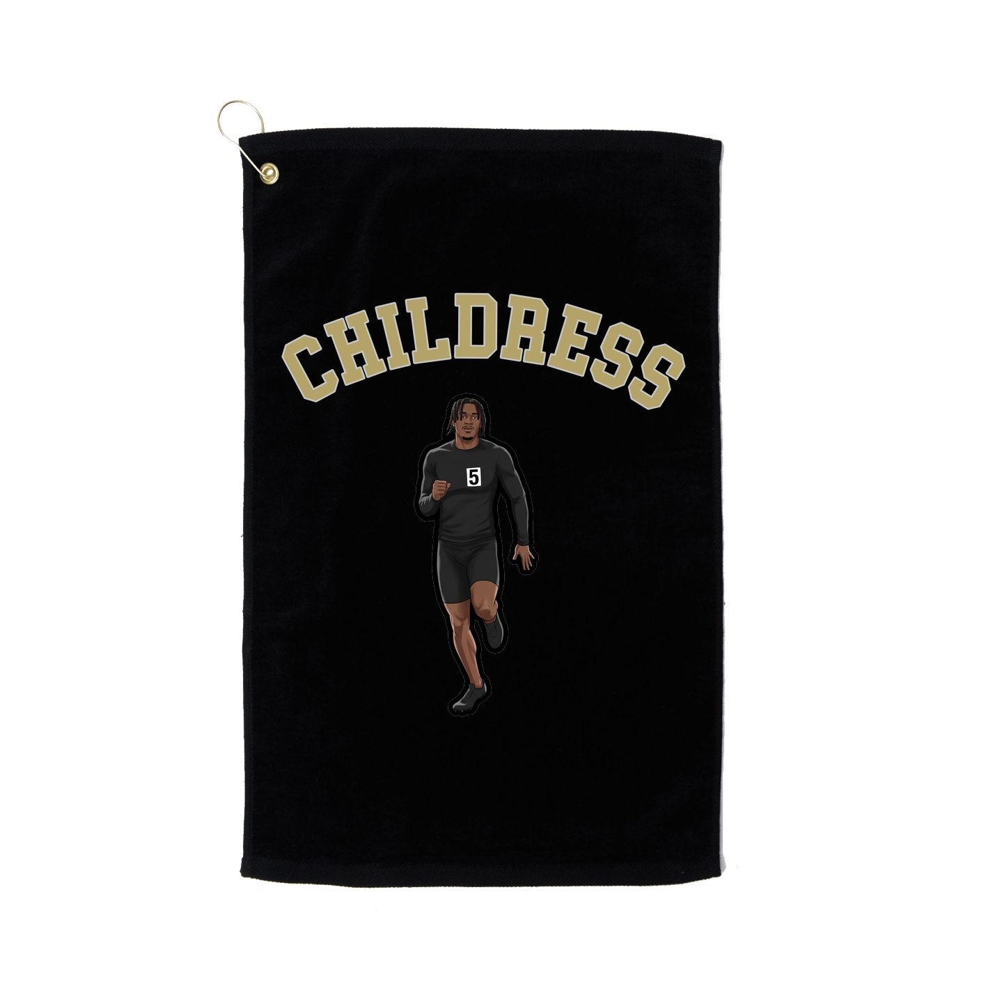 Golf Towel — Shirsey Arch in Black
