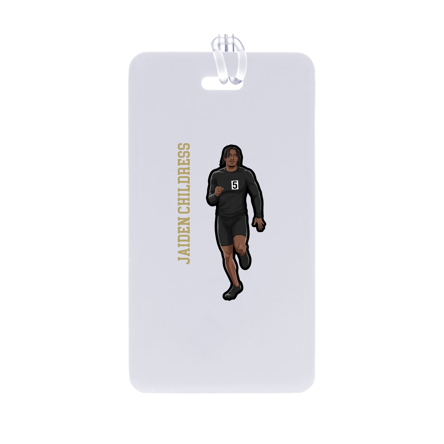 Bag Tag — Name Vertical in Classic