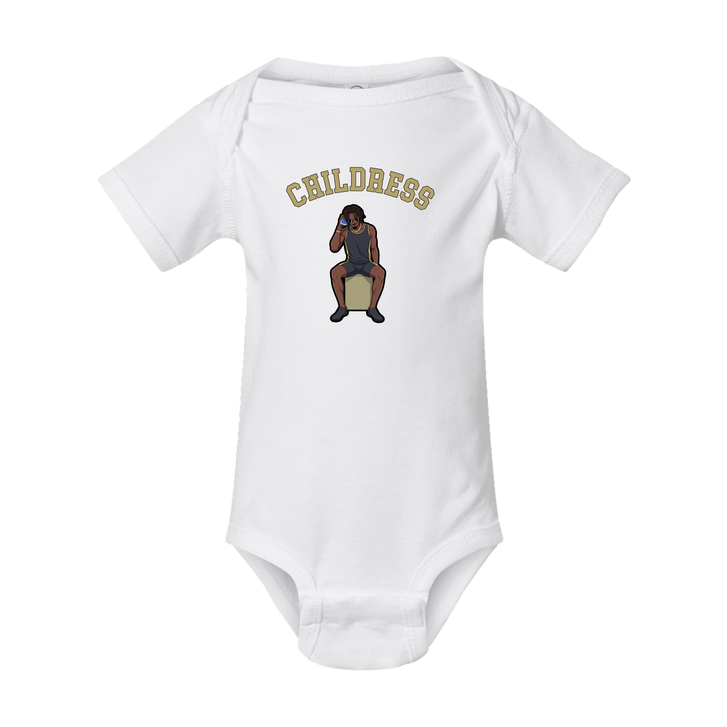 Baby Onesie — Shirsey Arch in White