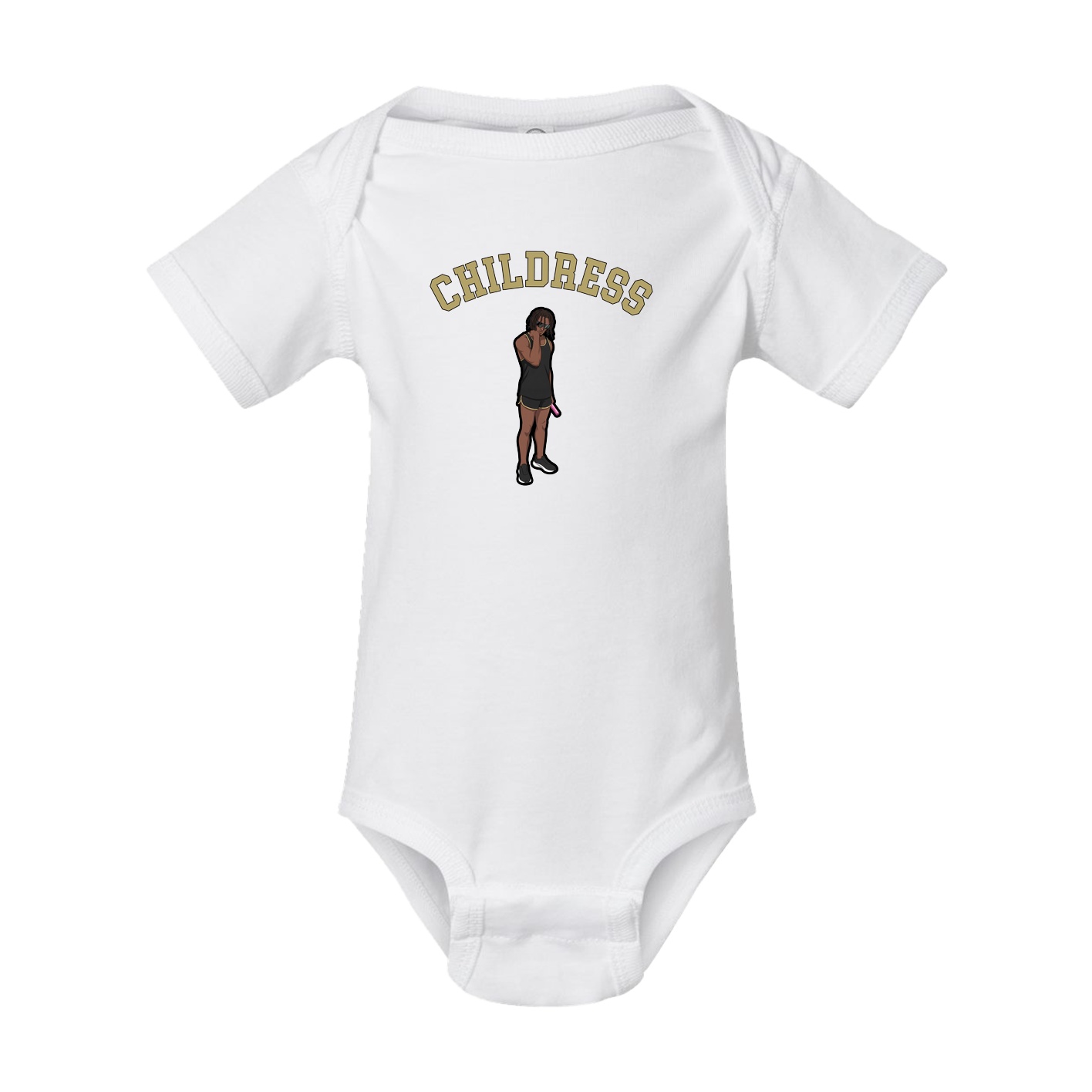 Baby Onesie — Shirsey Arch in White