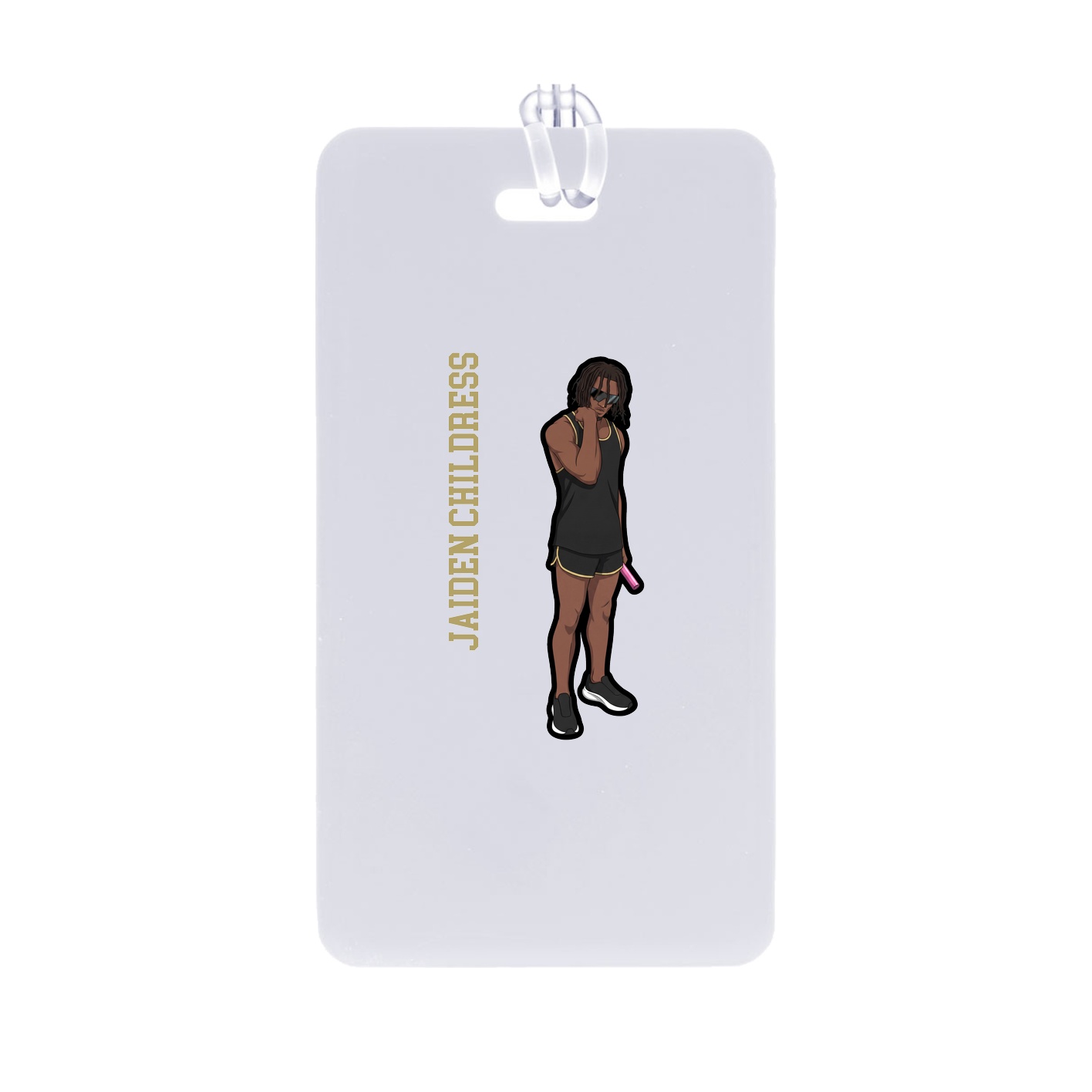 Bag Tag — Name Vertical in Classic