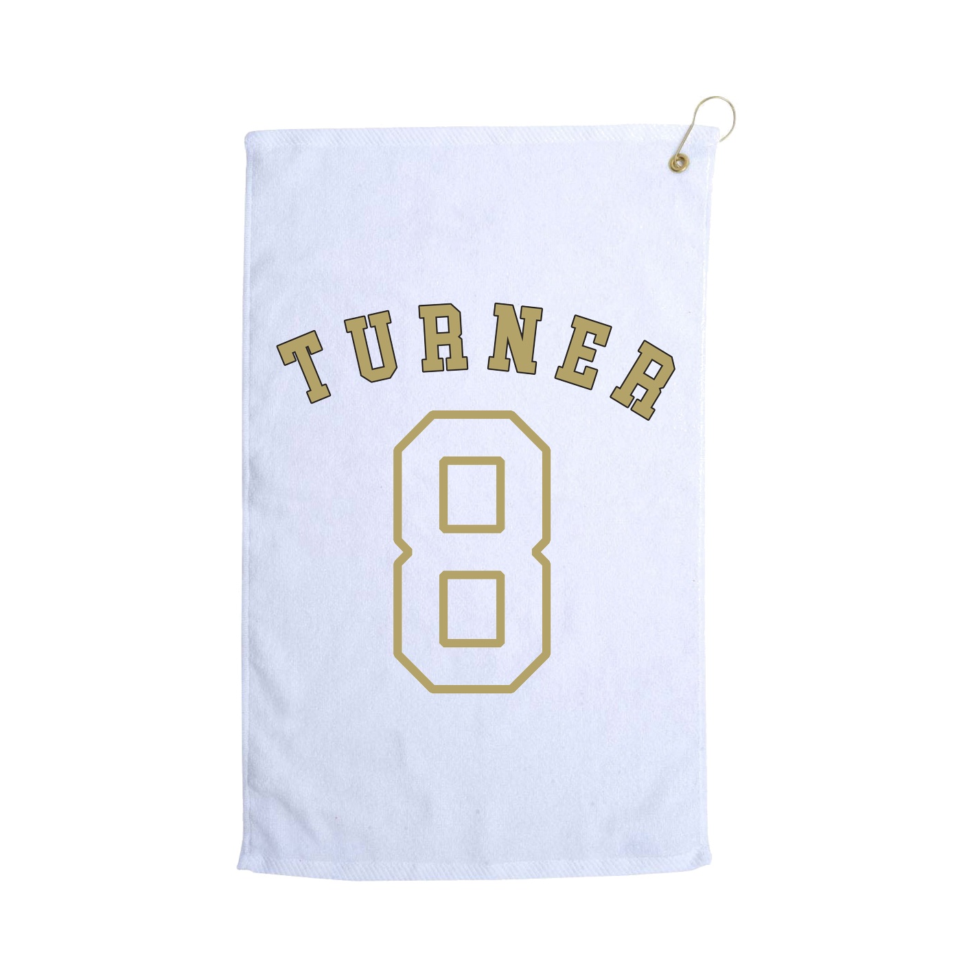 Golf Towel — Shirsey Arch in White