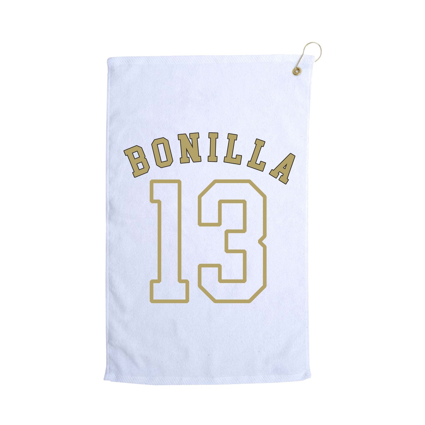 Golf Towel — Shirsey Arch in White