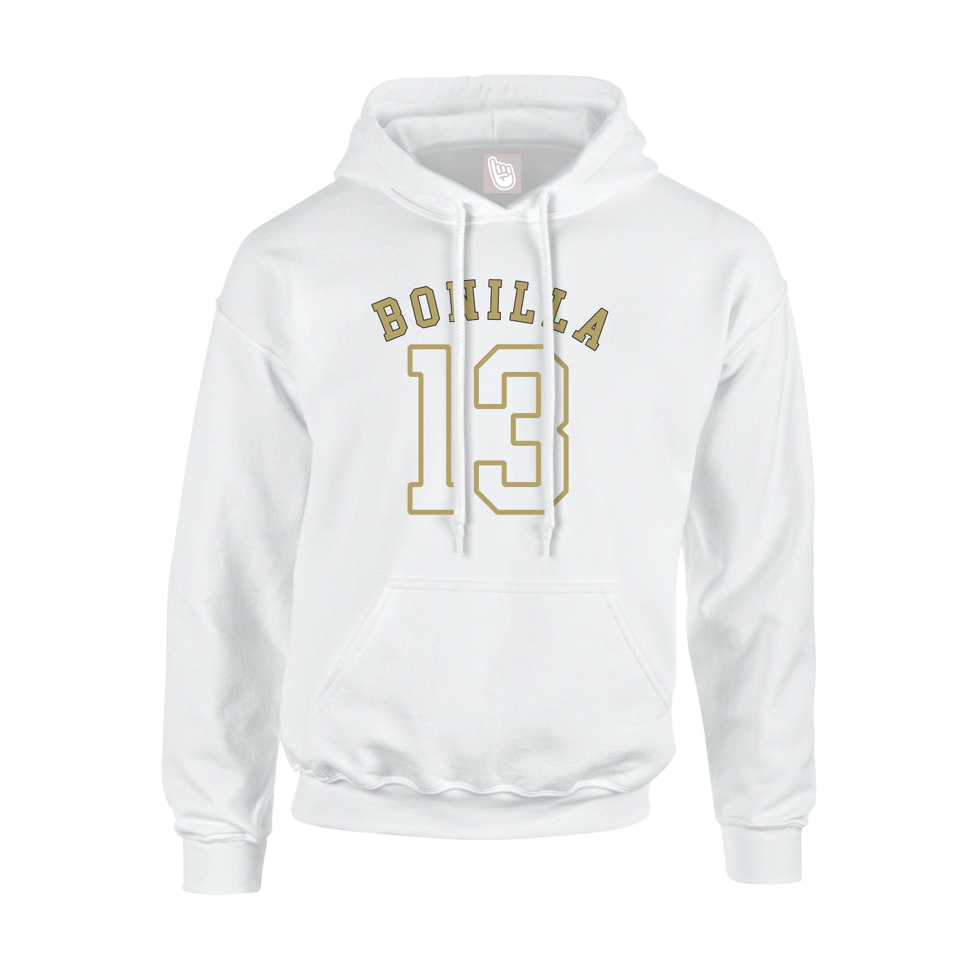 Youth Hoodie — Shirsey Arch in White