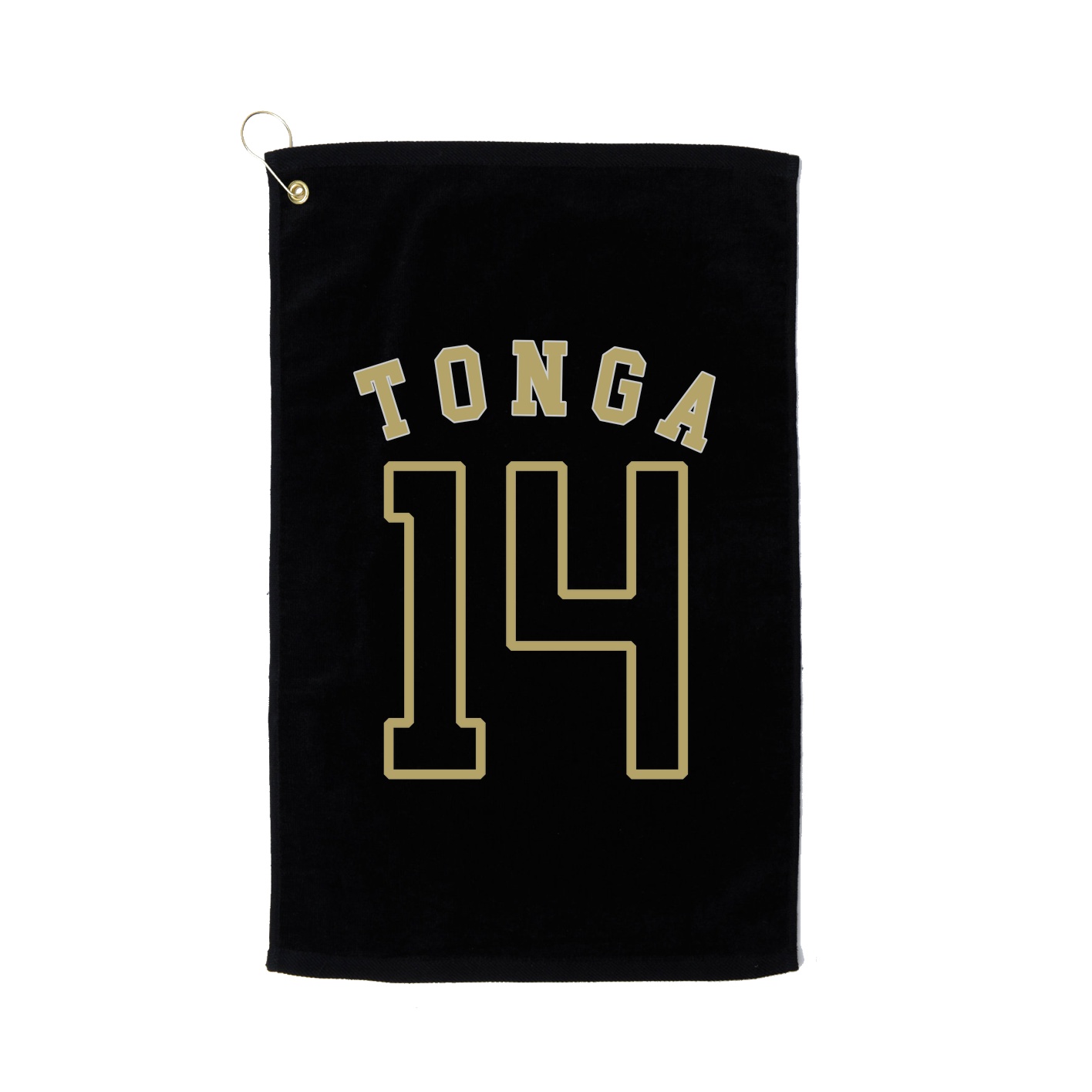 Golf Towel — Shirsey Arch in Black