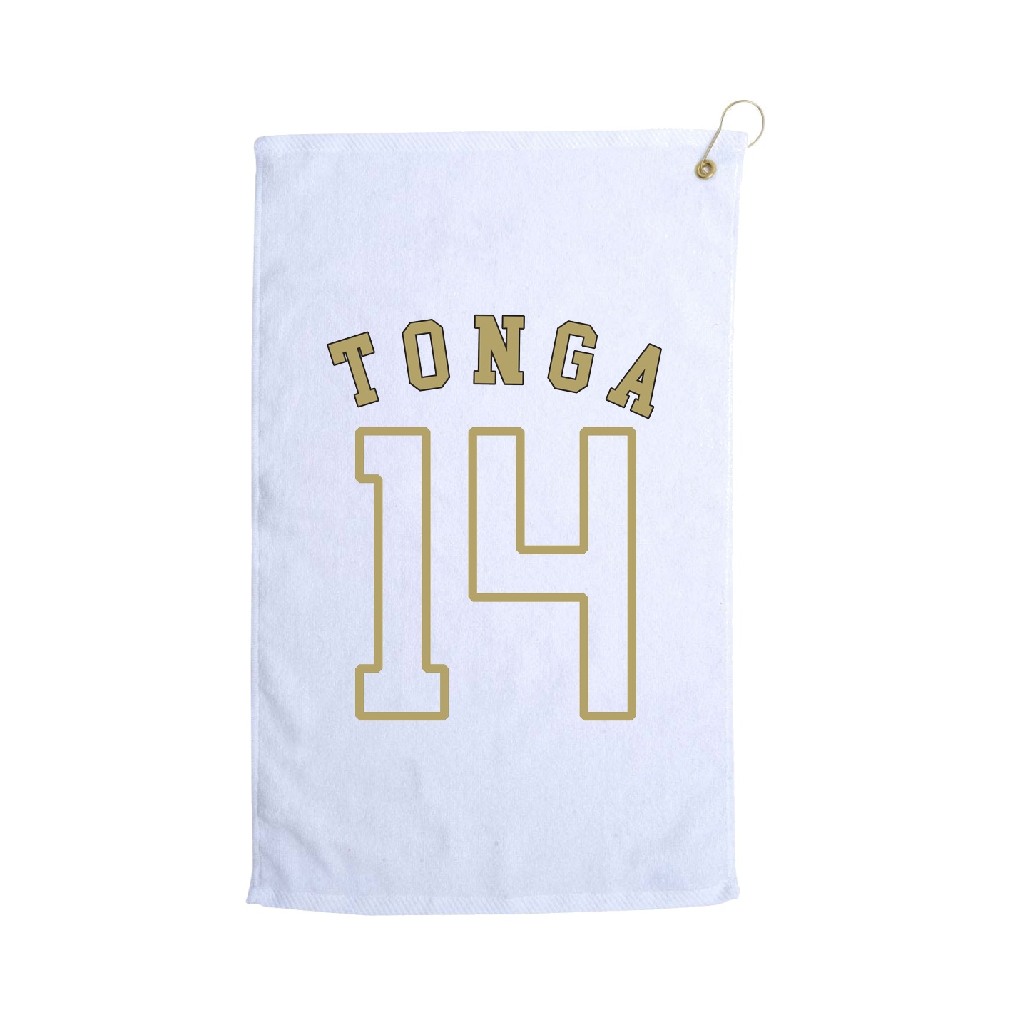 Golf Towel — Shirsey Arch in White