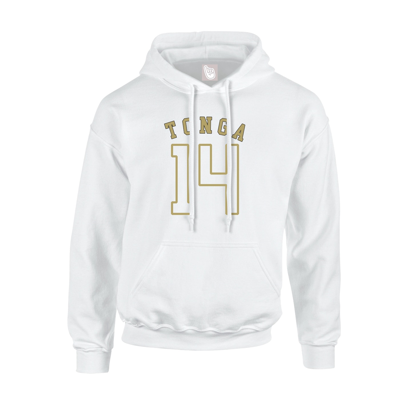 Youth Hoodie — Shirsey Arch in White