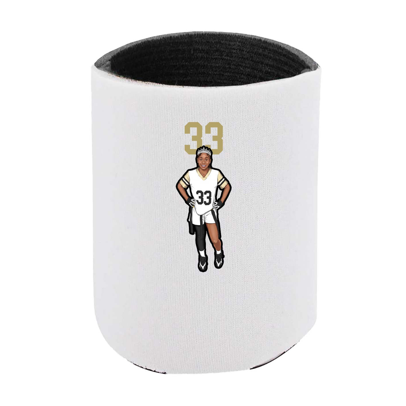 Can Holder — Number Top in White
