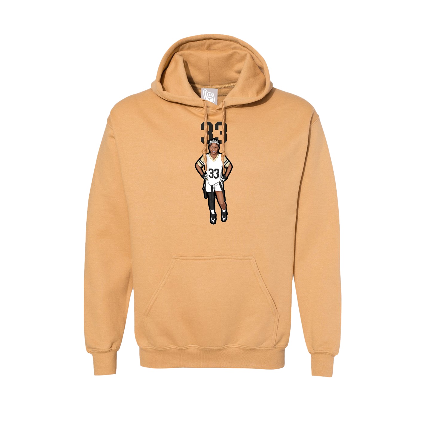 Hoodie — Number Top in Vegas Gold