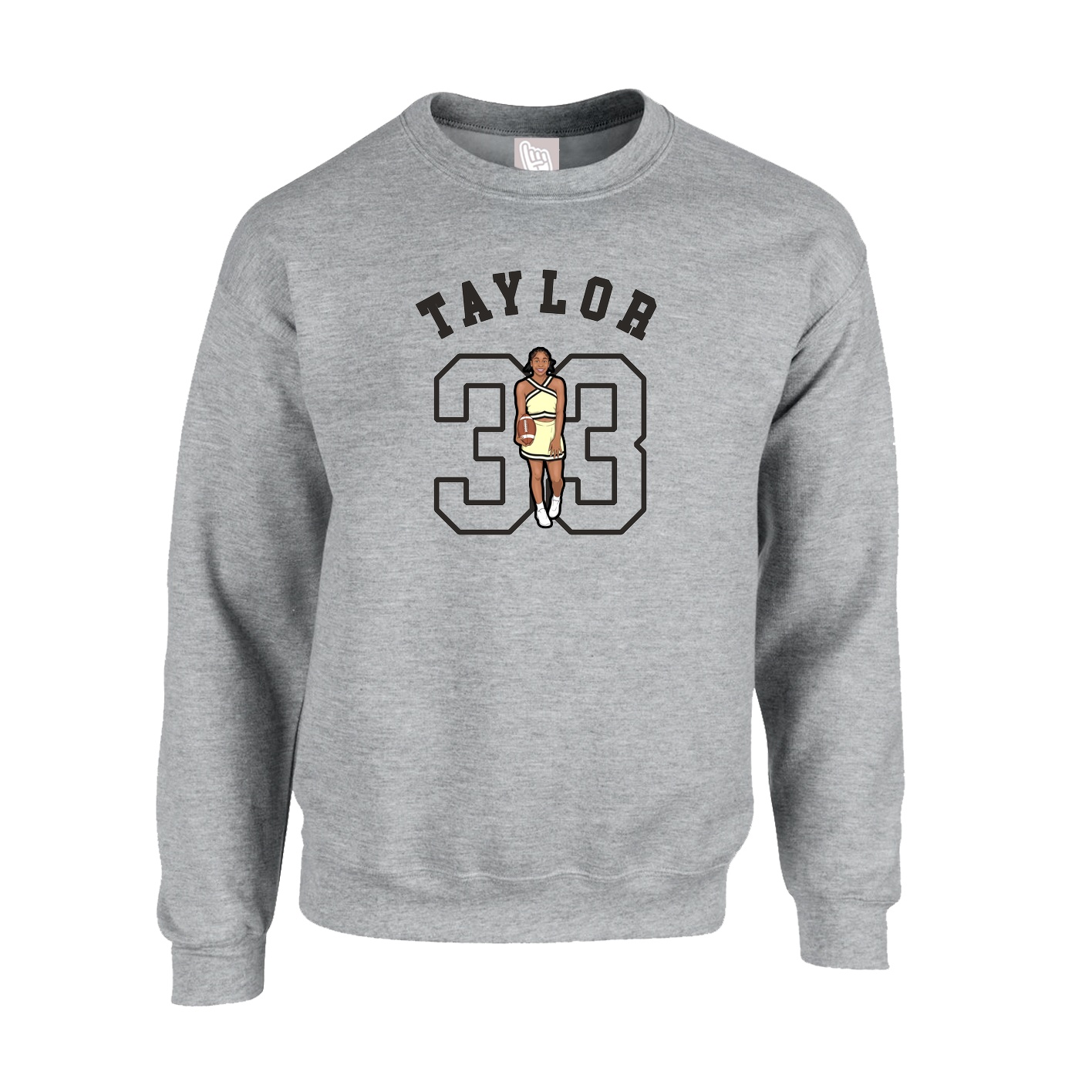 Fleece Crew — Shirsey Arch in Grey