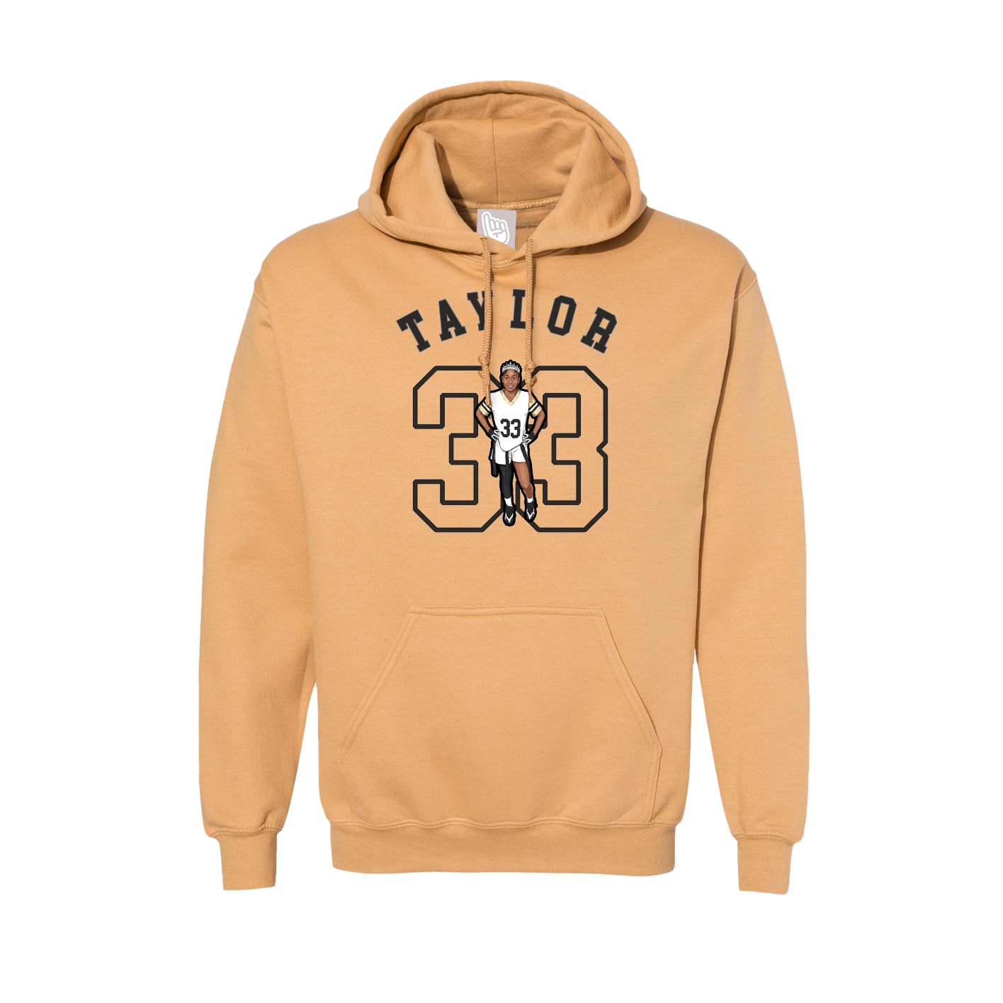 Hoodie — Shirsey Arch in Vegas Gold