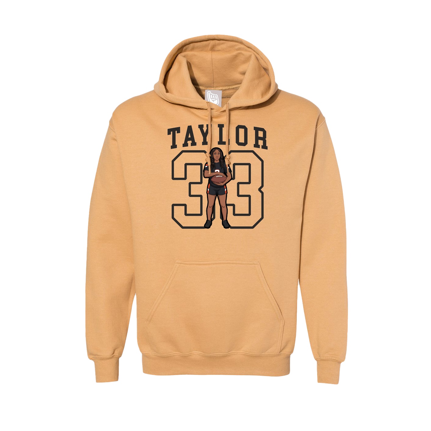 Hoodie — Shirsey in Vegas Gold