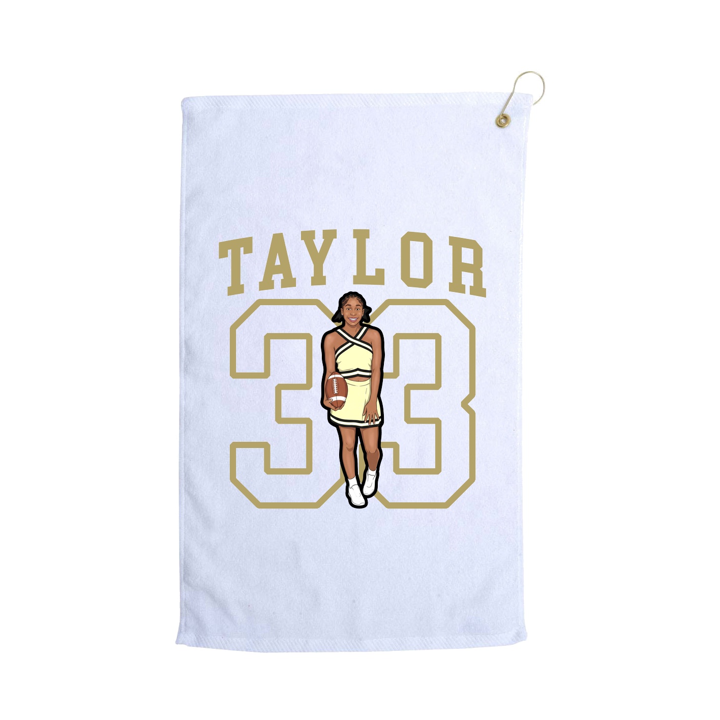 Golf Towel — Shirsey in White