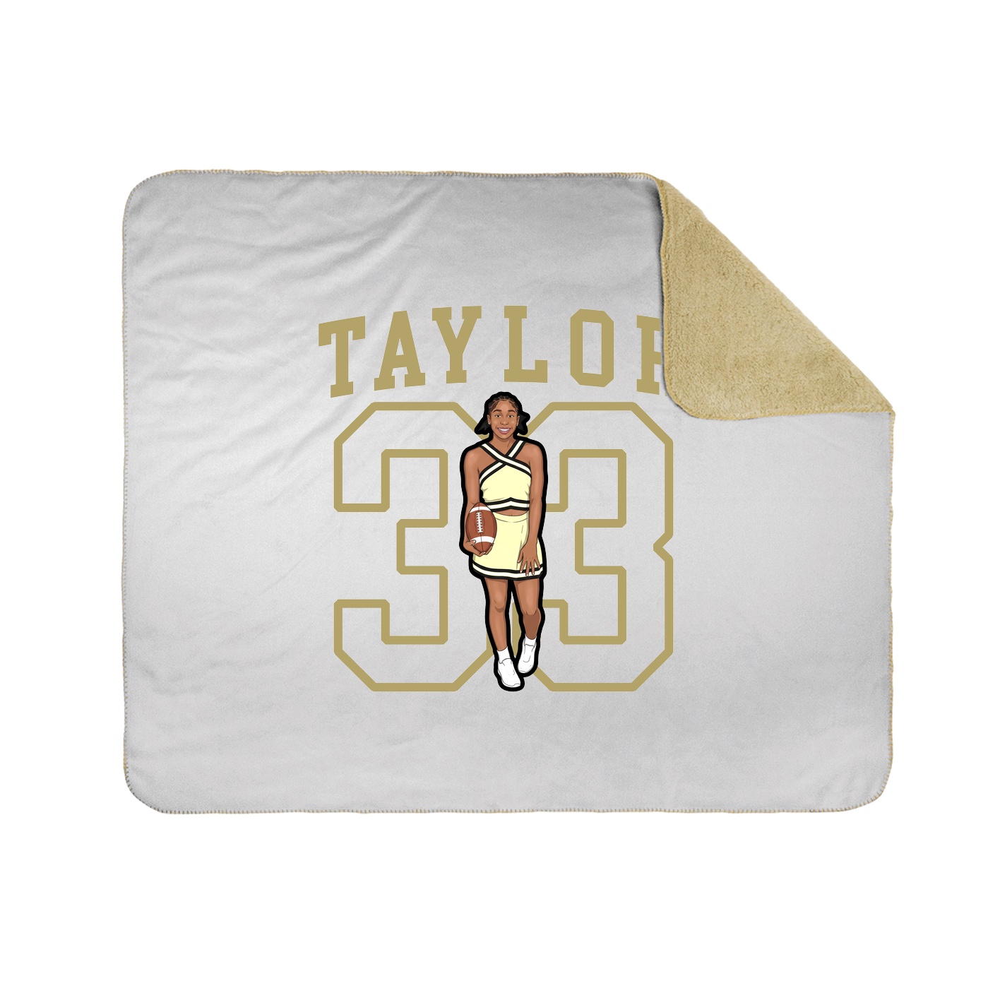 Throw Blanket — Shirsey in White