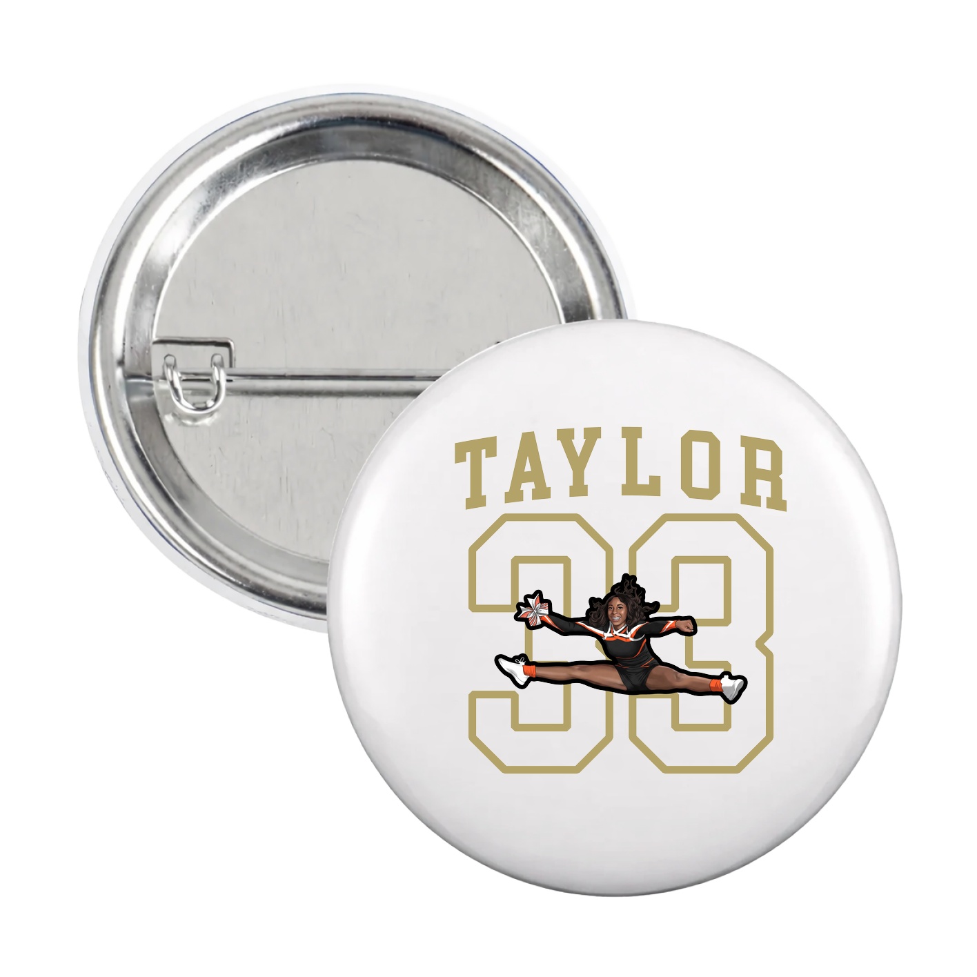 Game Day Button — Shirsey in White