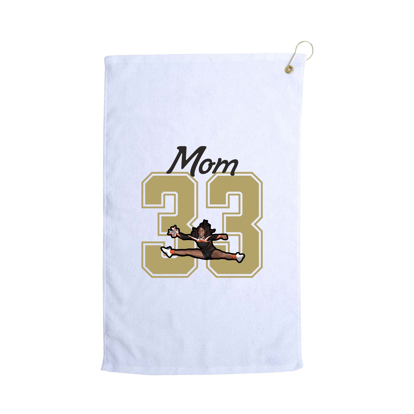 Golf Towel — Mothers Day Shirsey in White