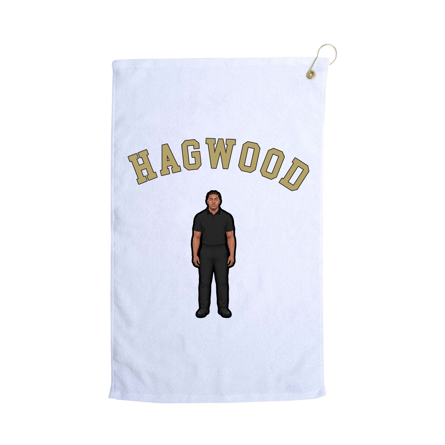 Golf Towel — Shirsey Arch in White