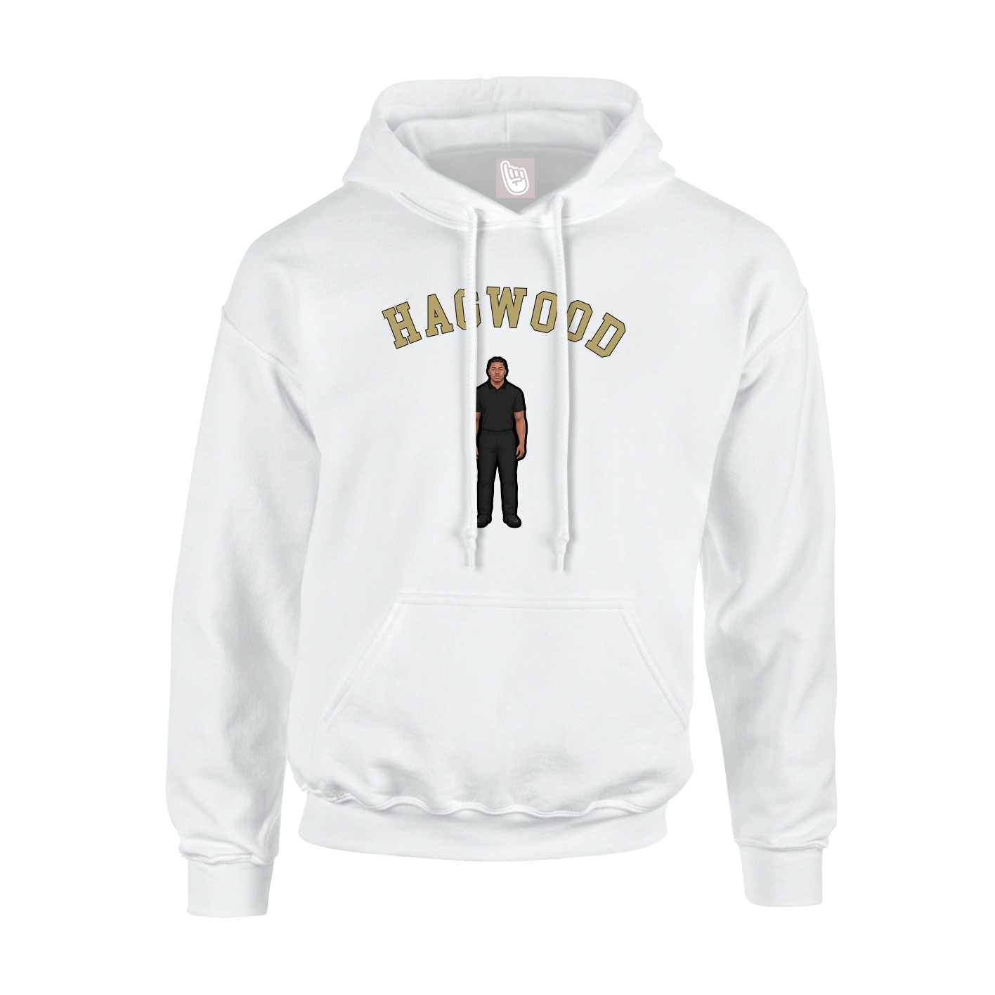 Hoodie — Shirsey Arch in White