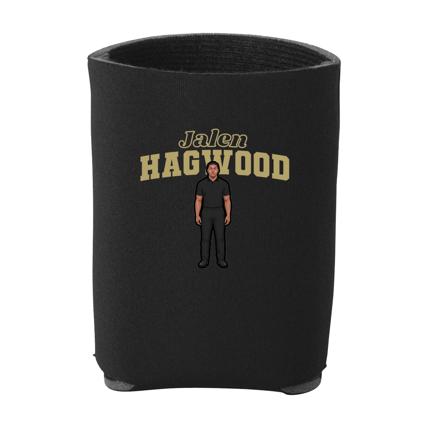 Can Holder — Name Arch in Black