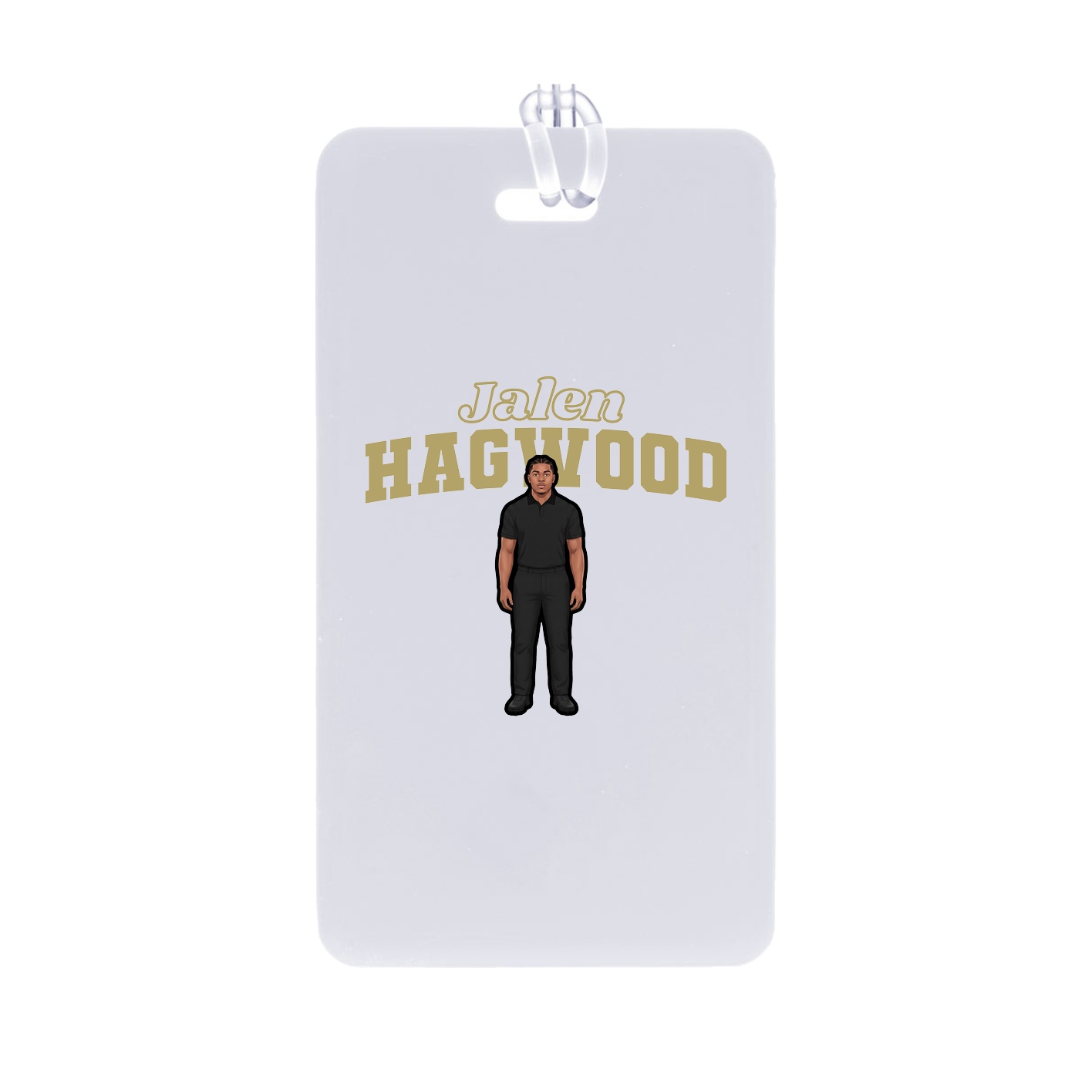 Bag Tag — Name Arch in Classic