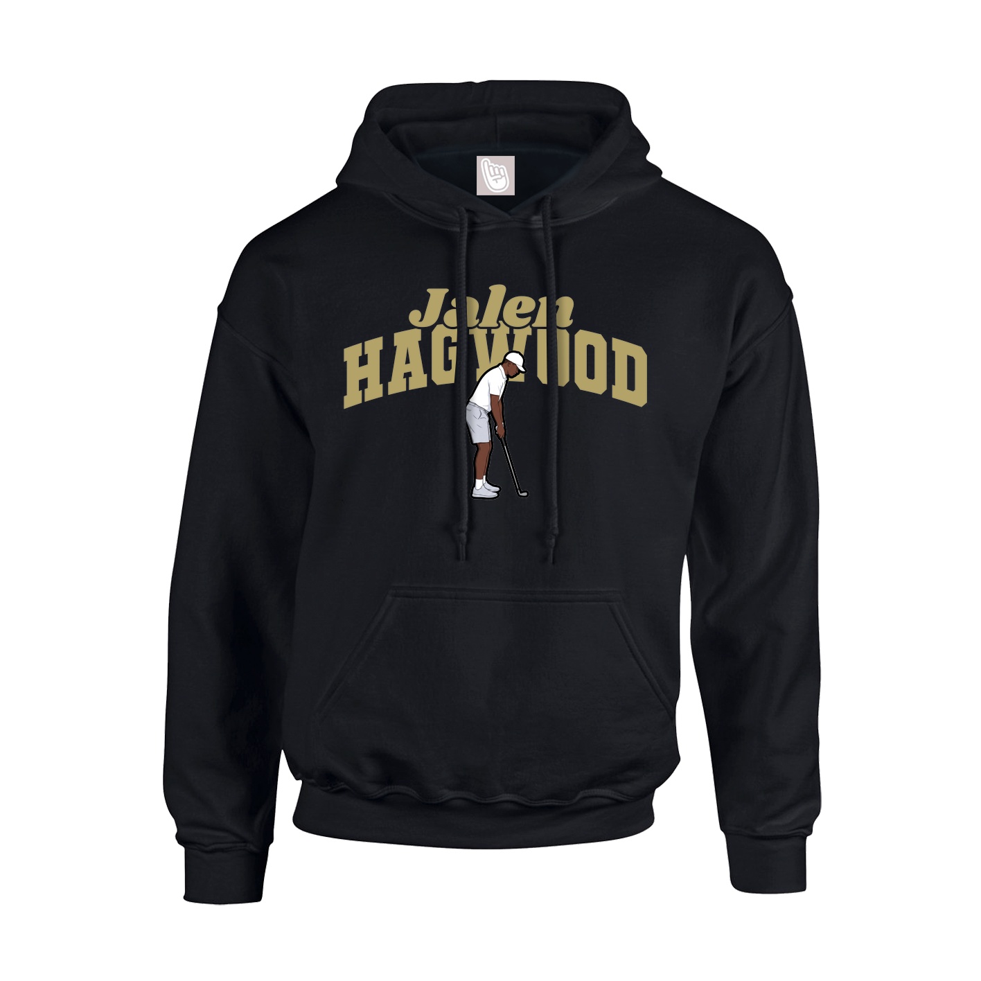 Hoodie — Signature Arch in Black