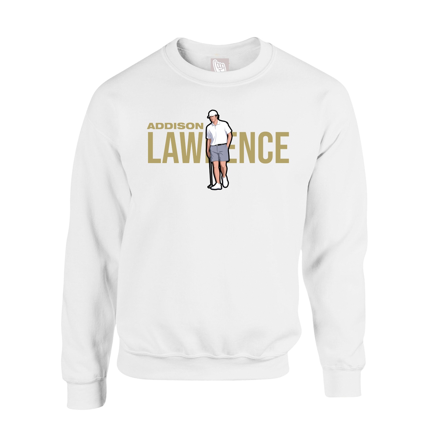 Fleece Crew — Player Name in White