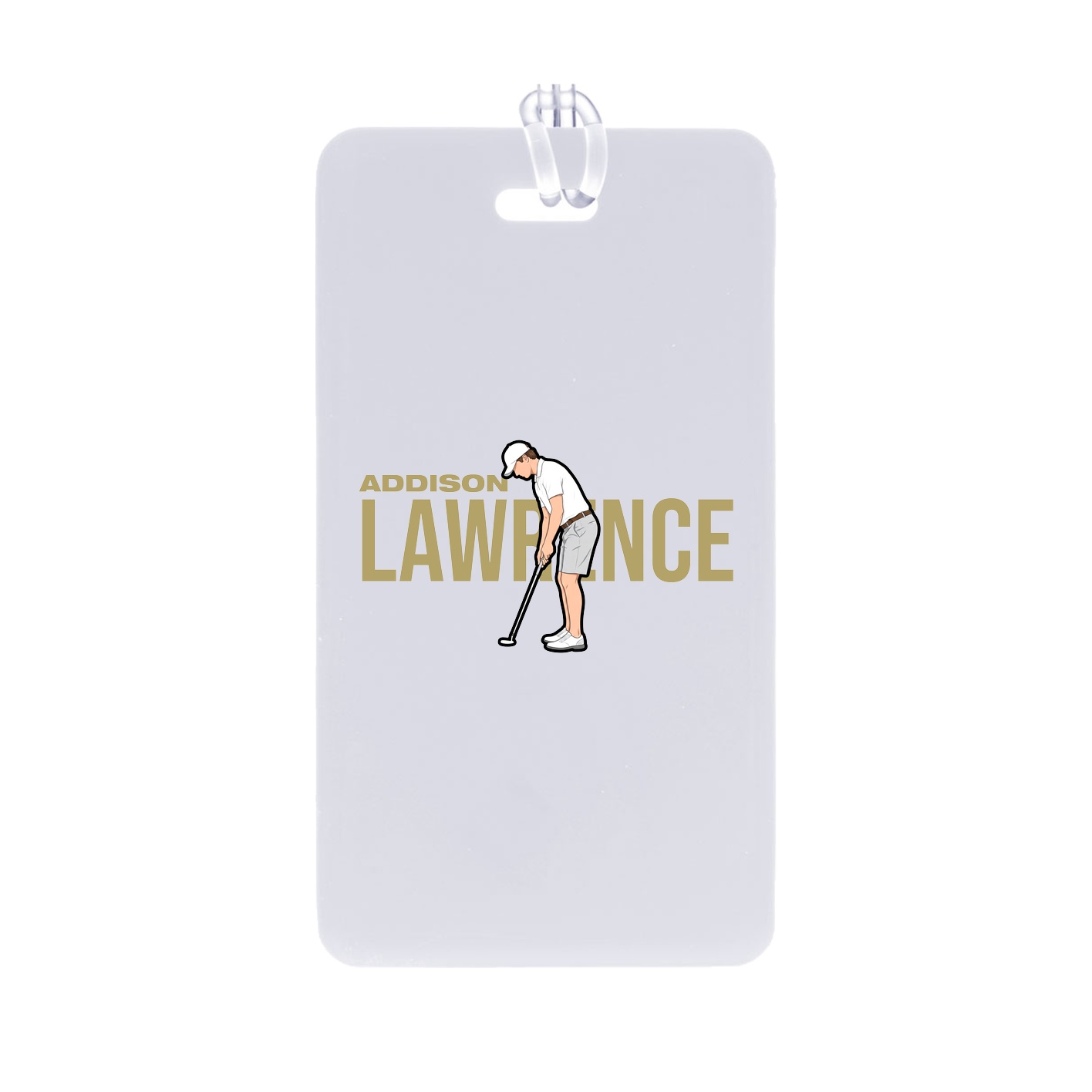 Bag Tag — Player Name in Classic