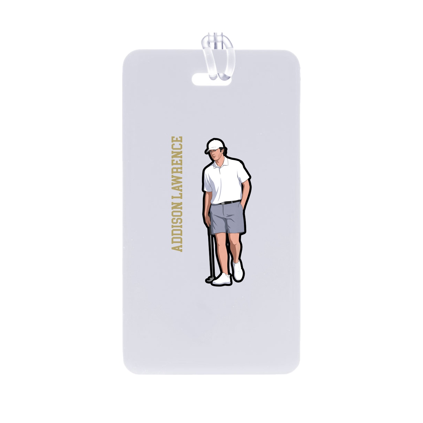 Bag Tag — Name Vertical in Classic