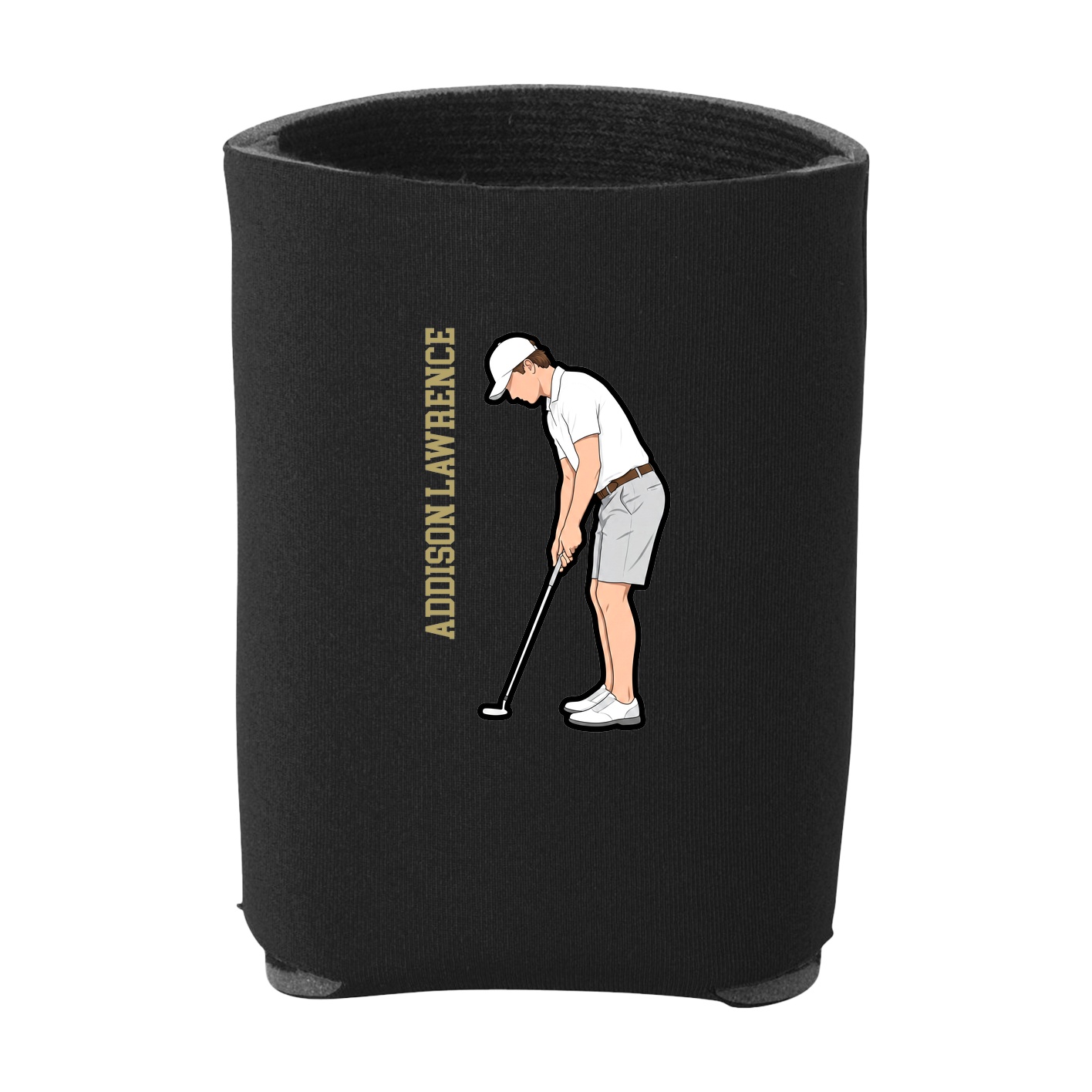 Can Holder — Name Vertical in Black