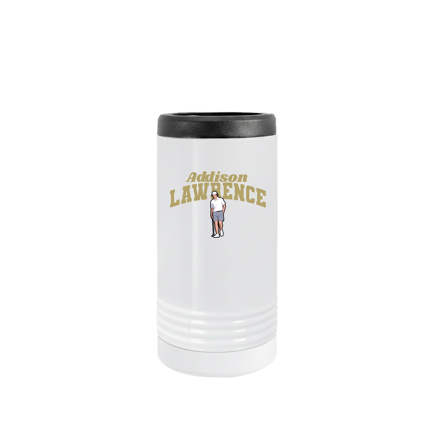 Slim Beverage Holder — Signature Arch in White