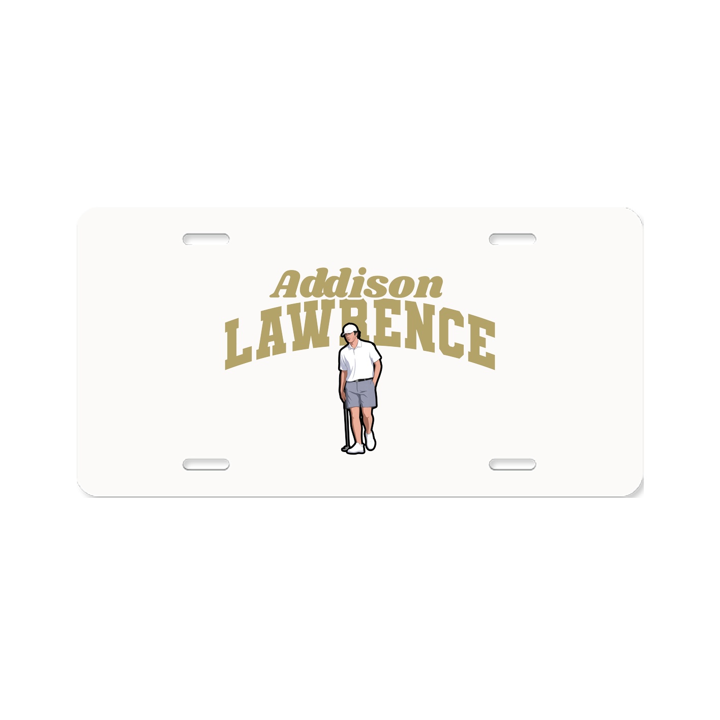License Plate — Signature Arch in Classic