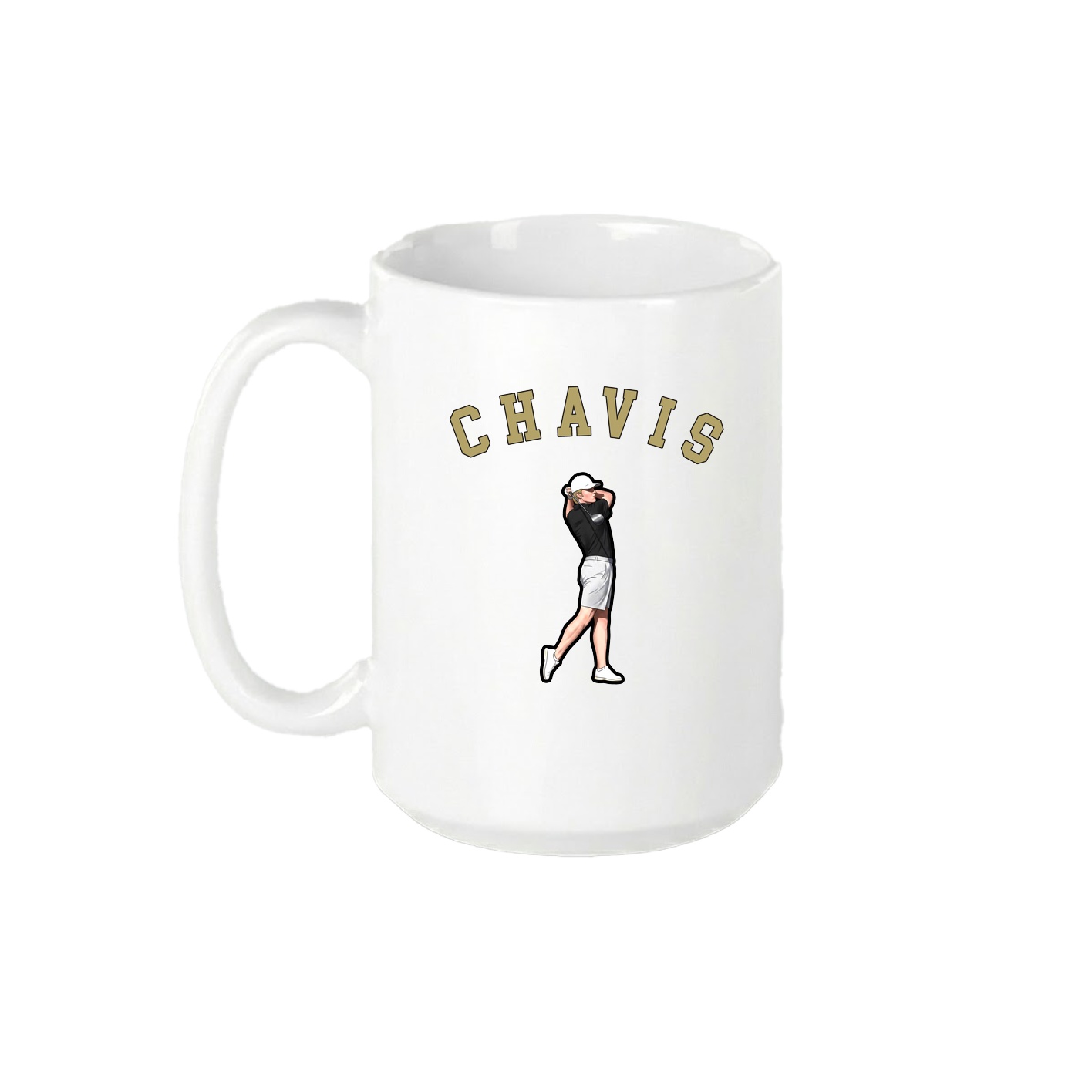 15oz Coffee Mug — Shirsey Arch in White