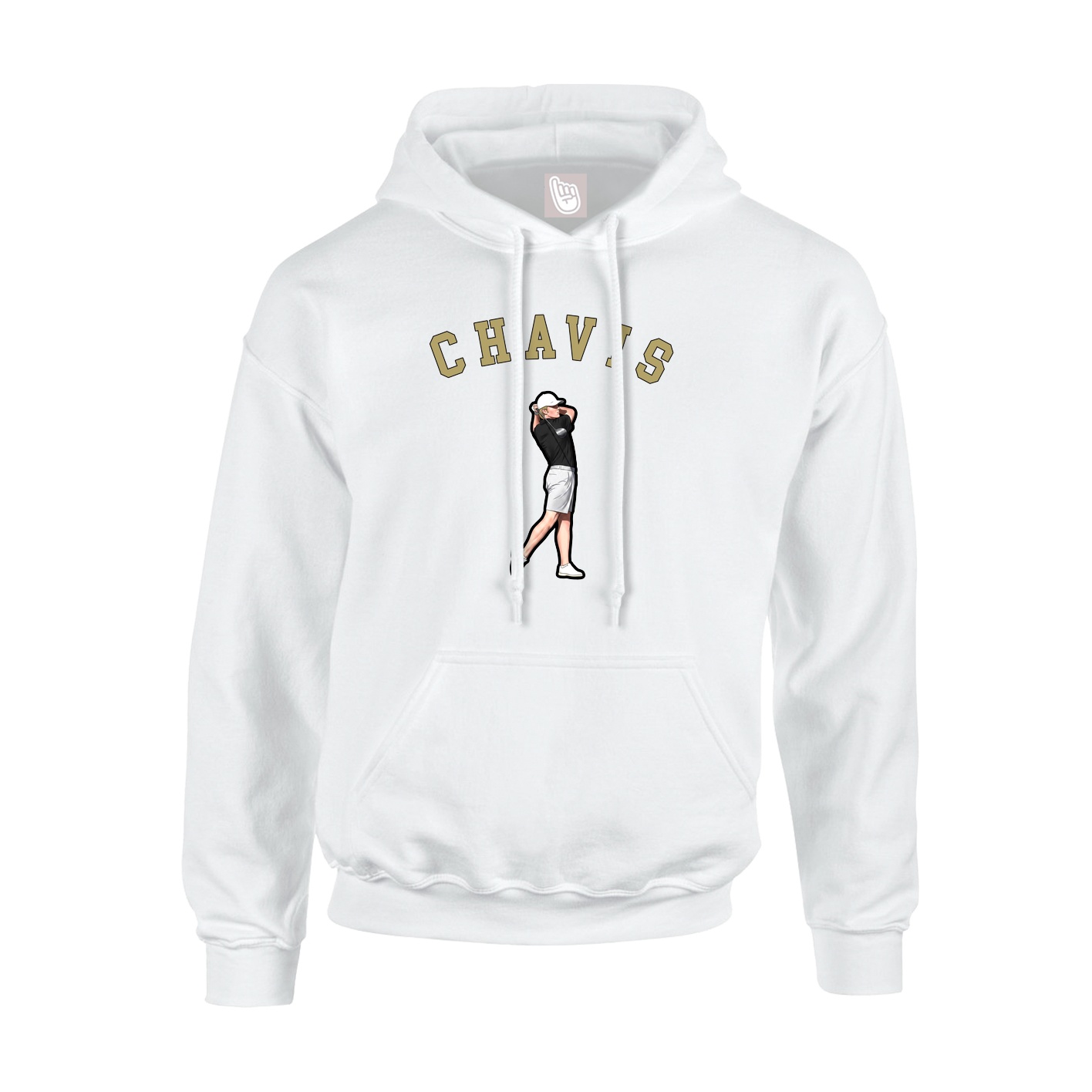 Youth Hoodie — Shirsey Arch in White