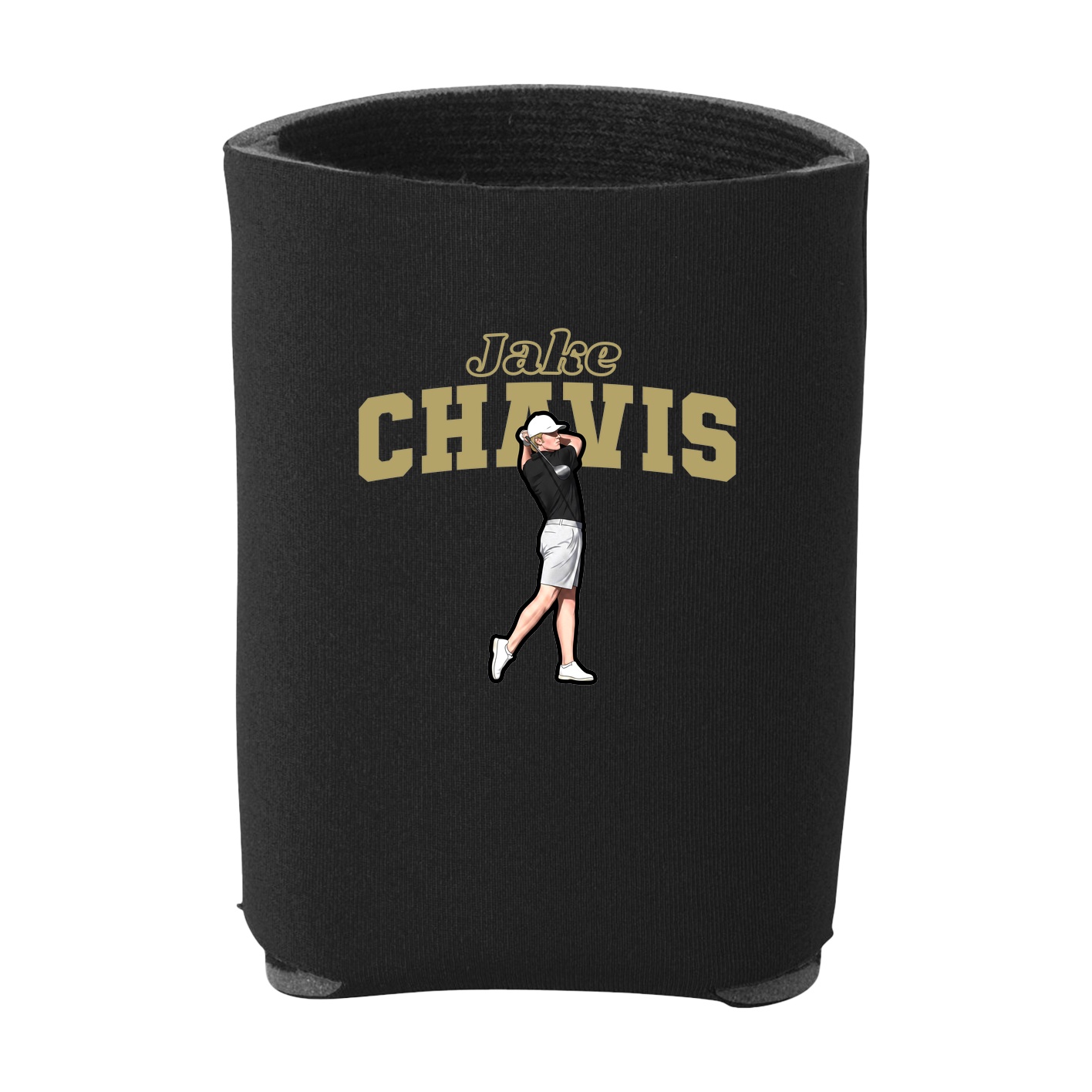 Can Holder — Name Arch in Black