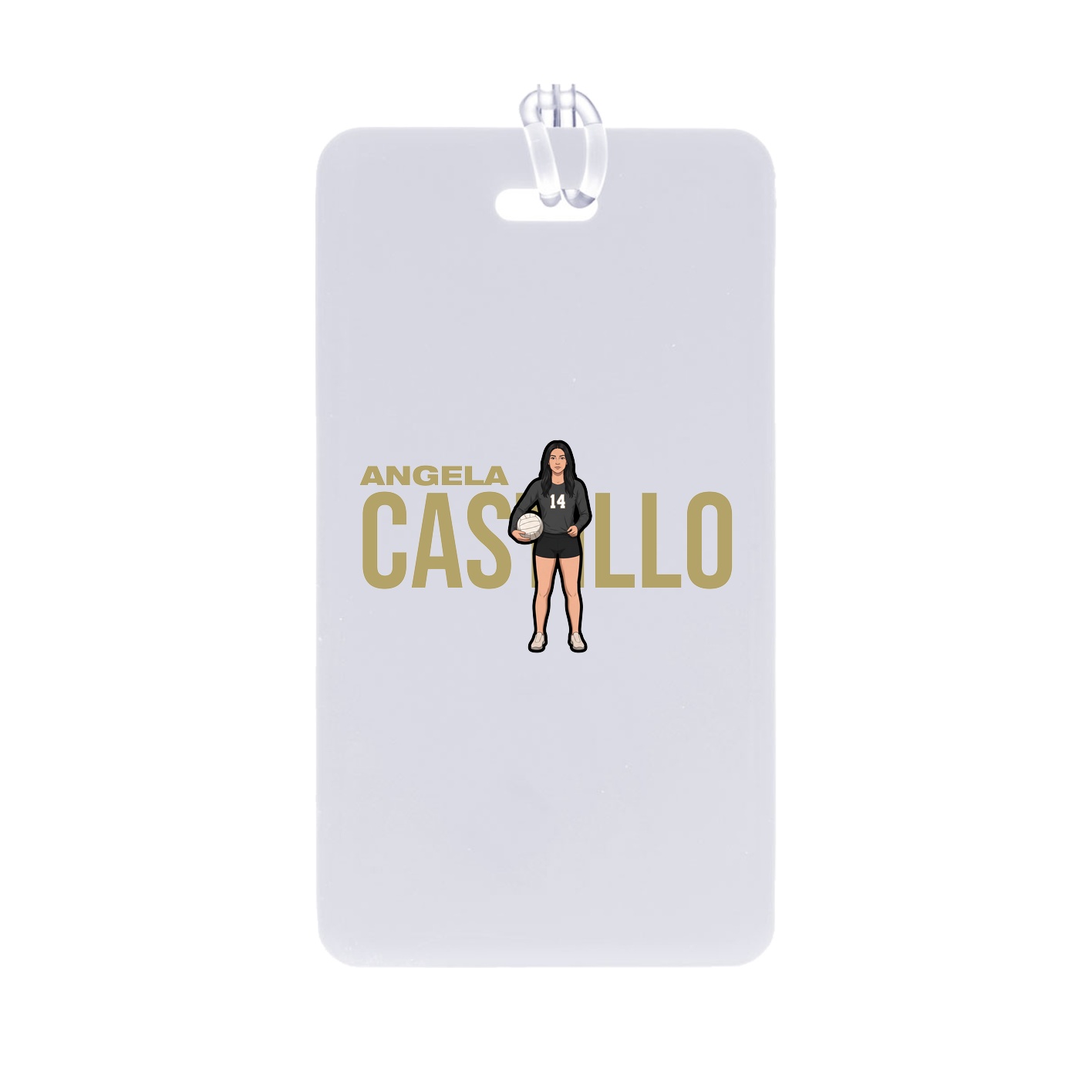 Bag Tag — Player Name in Classic