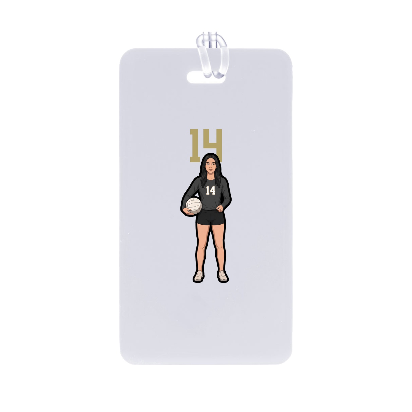 Bag Tag — Number Top in Classic