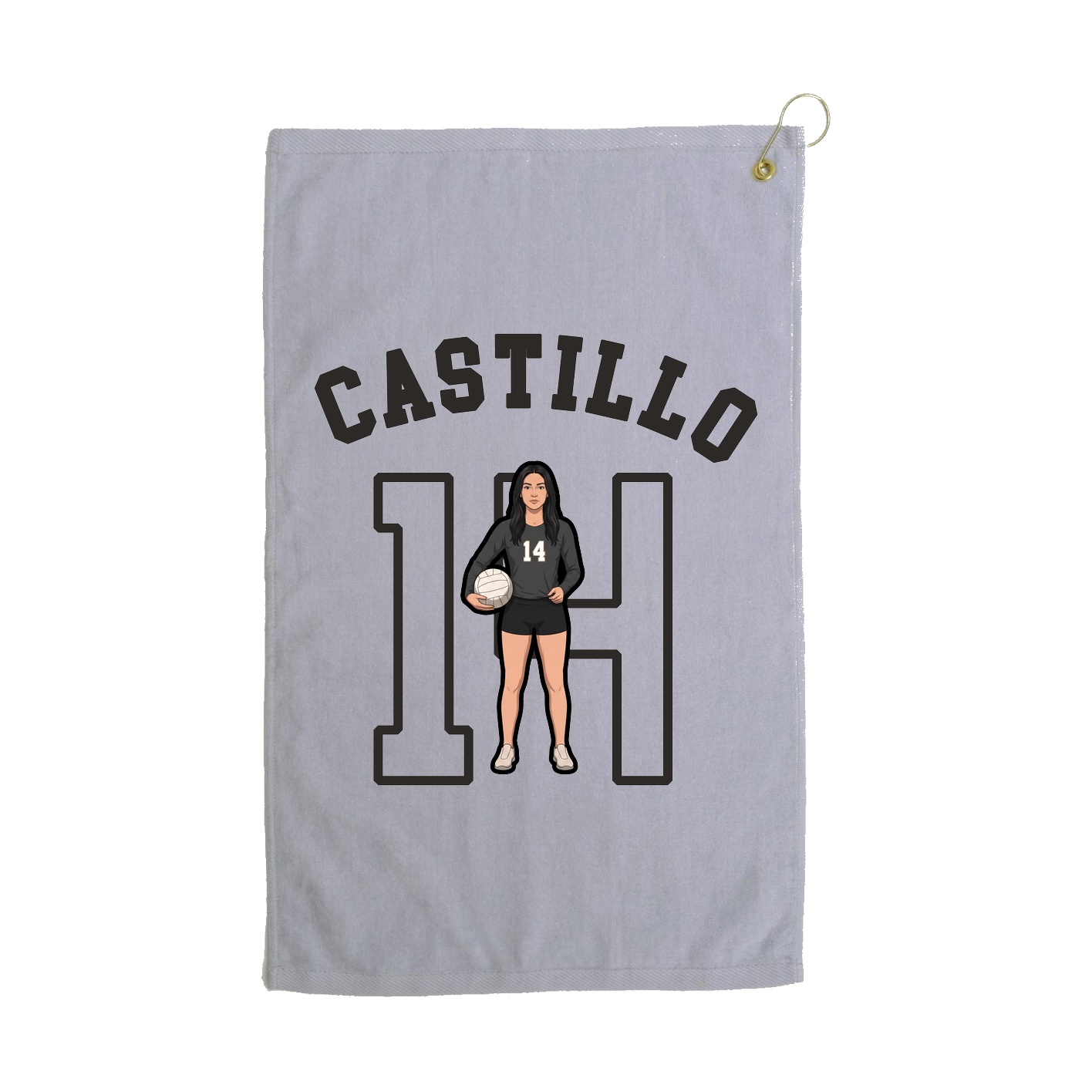 Golf Towel — Shirsey Arch in Grey