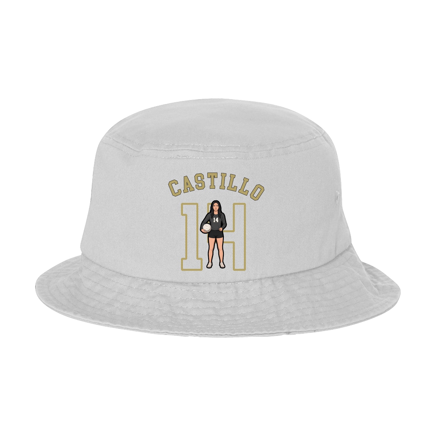 Bucket Cap — Shirsey Arch in White